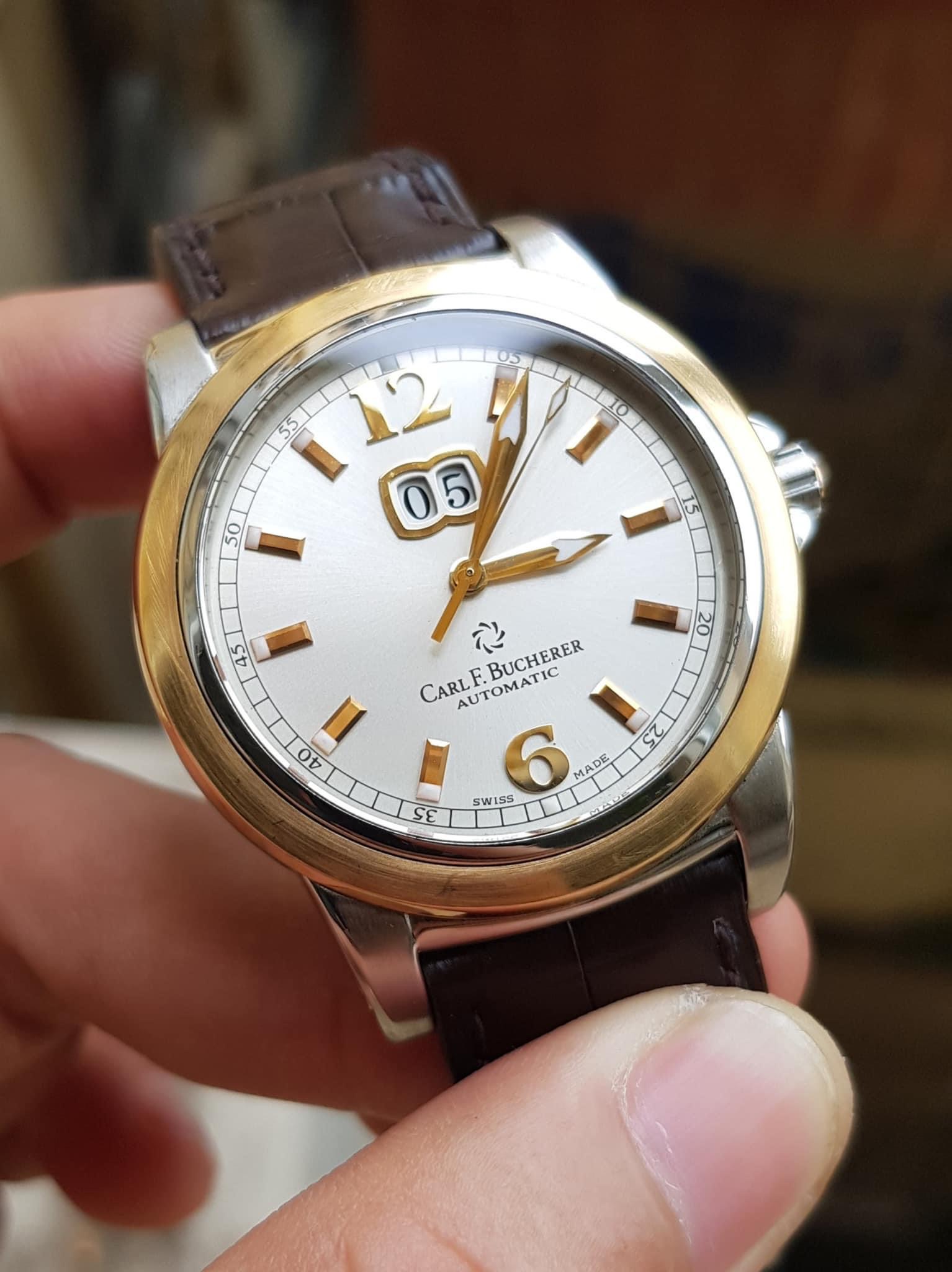 Ảnh 2 của [Deal Lướt] Carl.F.Bucherer Patravi Big Date 18K Hàng Hiếm Lịch Lãm