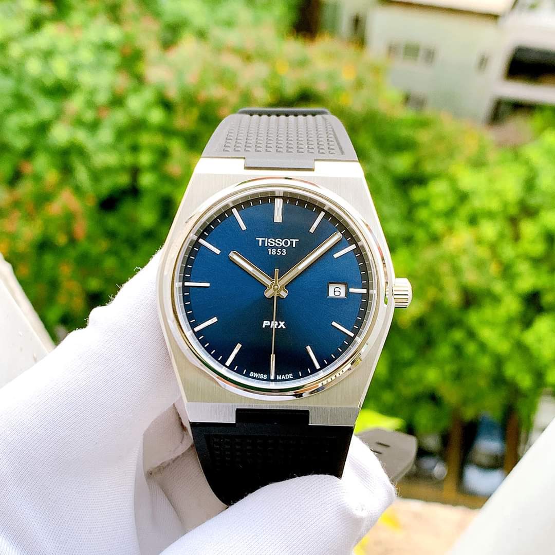 Ảnh 7 của (ĐỒNG HỒ NAM) (New) Tissot Prx Quartz T137.410.17.041.00 ( T1374101704100 ) 40mm