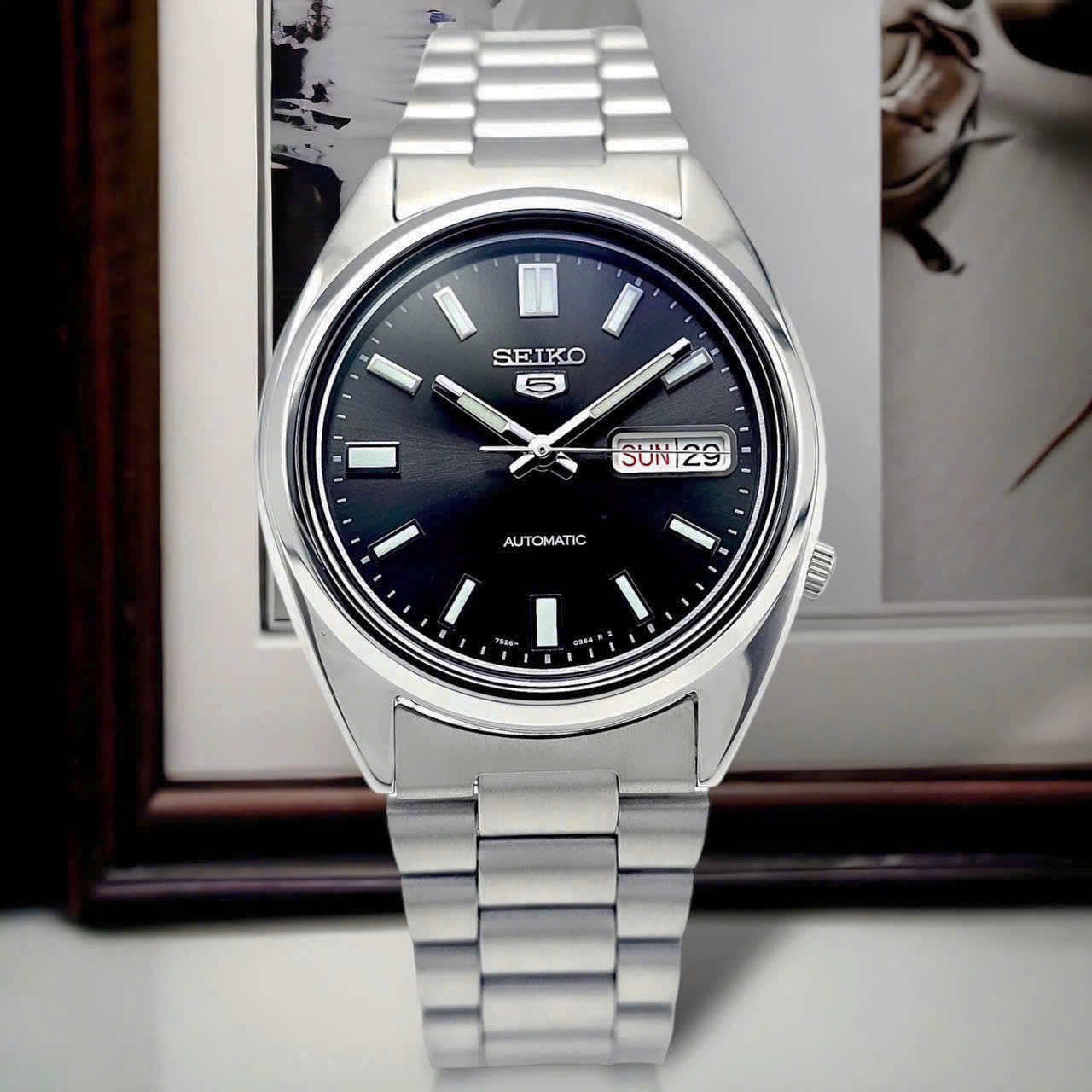 (ĐỒNG HỒ NAM) Seiko 5 Automatic SNXS79K1 ( SNXS79 ) Mặt Đen