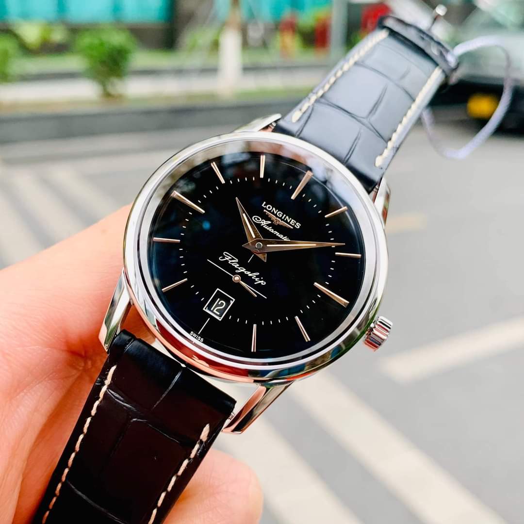 Đồng Hồ nam Longines Heritage Flagship - L4.795.4.58.0 ( L47954580 ), 38.5mm (Sao chép)