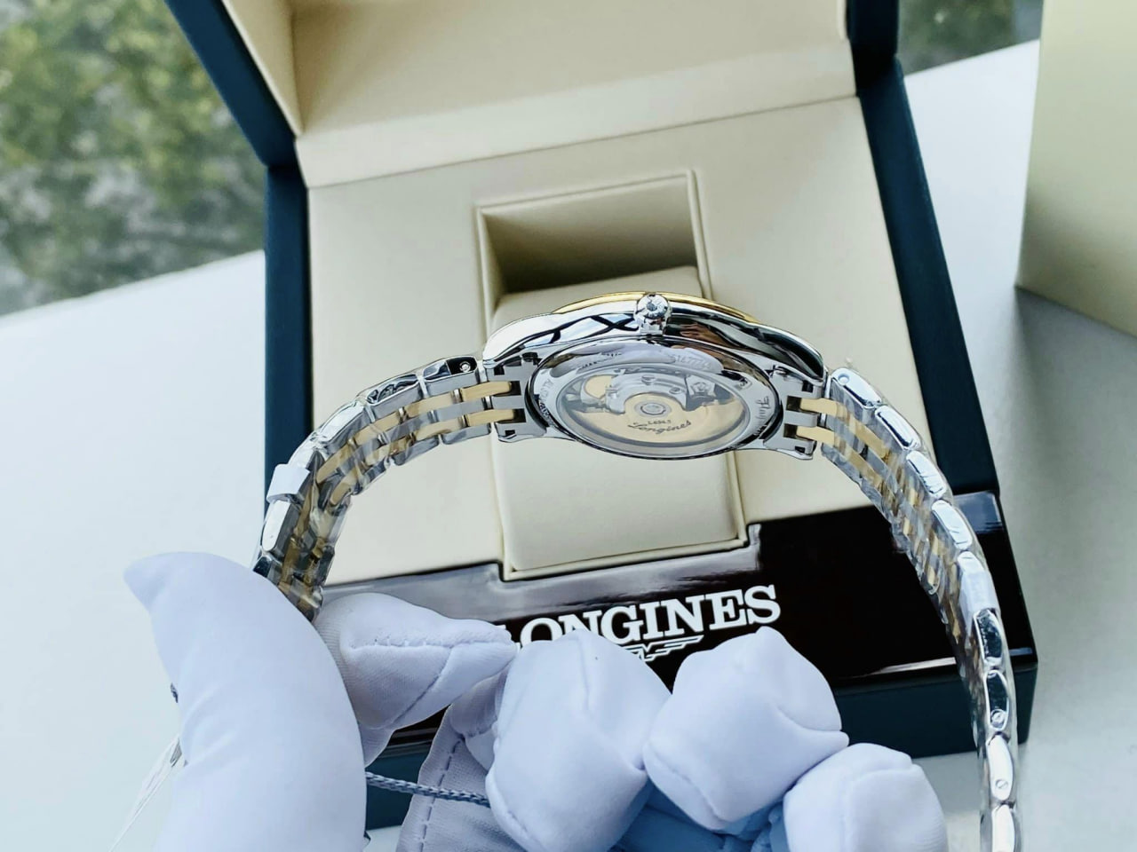 Ảnh 7 của (ĐỒNG HỒ NAM) (NEW) Longines Flagship Automatic Diamond L4.899.3.37.7 (L48993377) 38.5mm