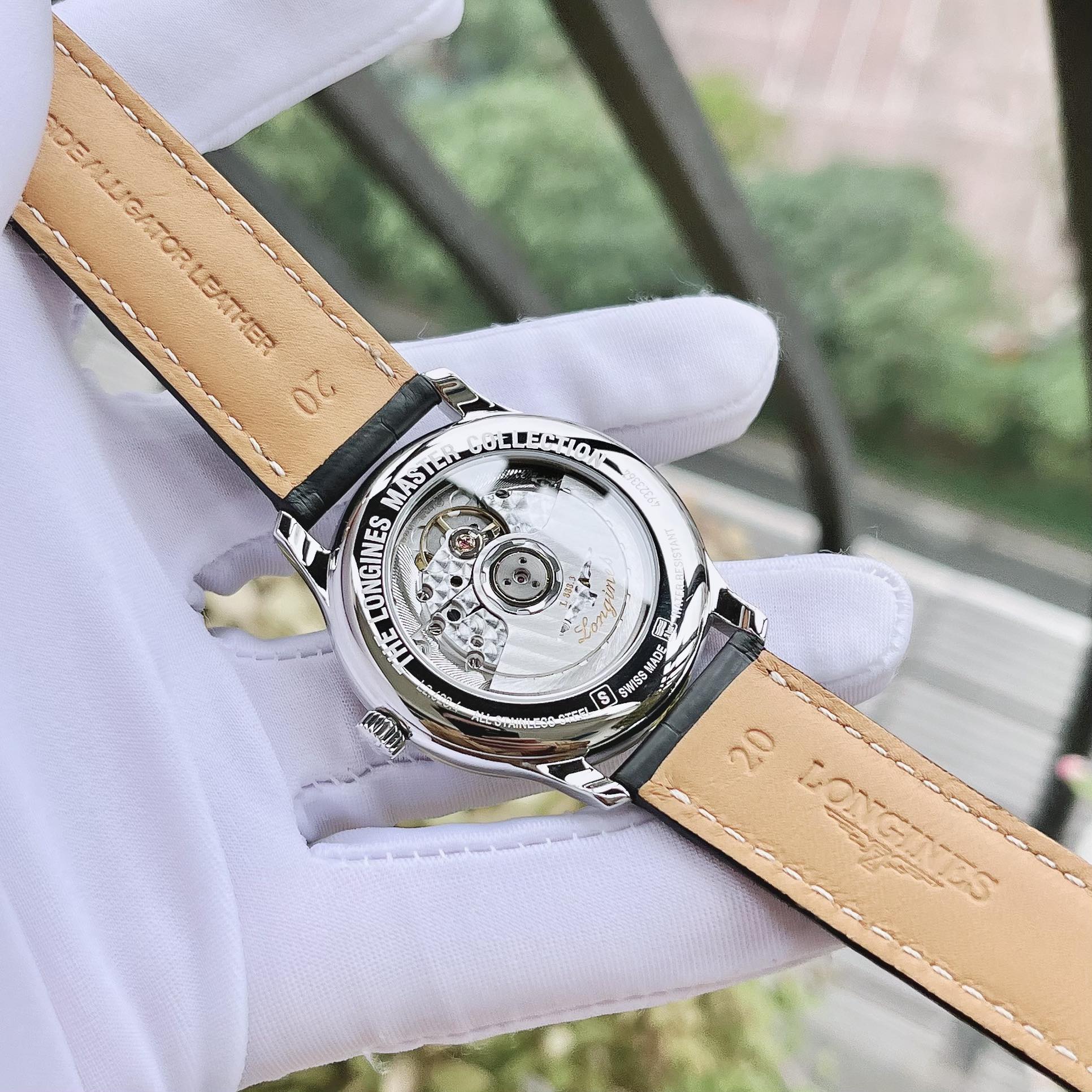 Ảnh 6 của (ĐỒNG HỒ NAM) (NEW) LONGINES MASTER COLLECTION L2.628.4.51.7 ( L26284517 )38.5mm