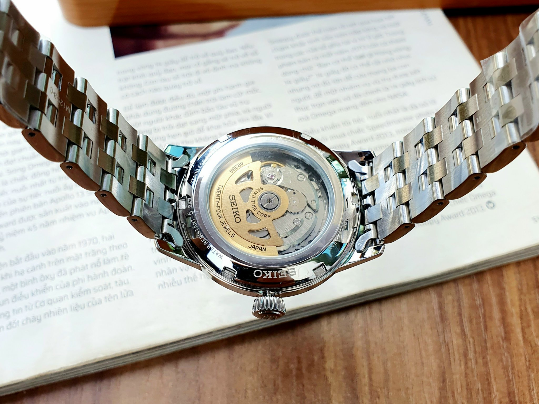 Ảnh 8 của (ĐỒNG HỒ NAM) Seiko Presage Cocktail SSA441J1 ( SSA441 ) 40.5mm Time 'Grasshopper' Made In Japan- SARY201