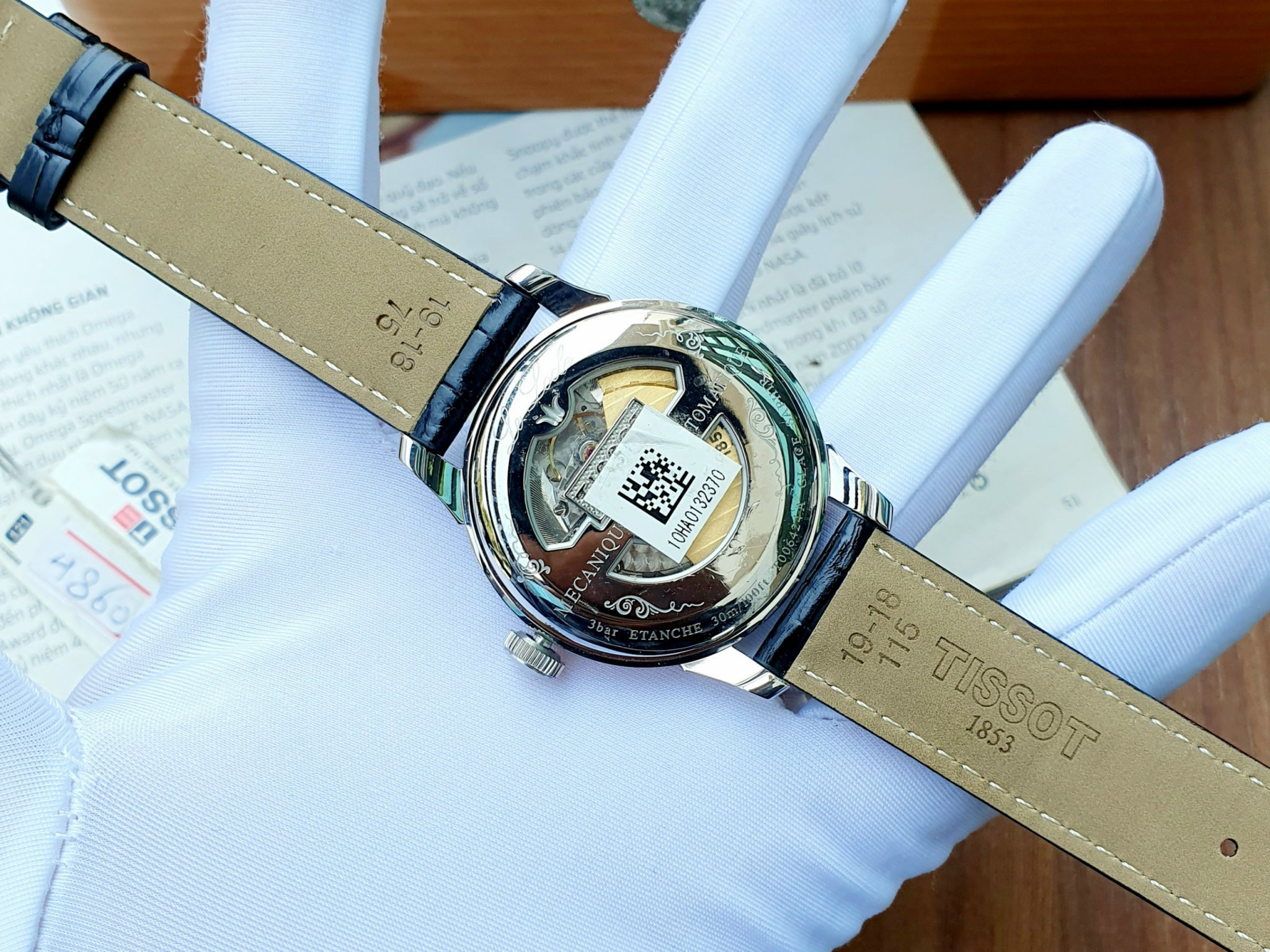 Ảnh 7 của (ĐỒNG HỒ NAM) Tissot Le Locle Automatic Power Reserve T006.424.16.053.00 (T0064241605300) 39mm
