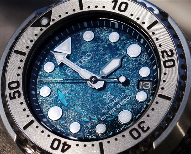 Ảnh 3 của (ĐỒNG HỒ NAM) (New) Seiko Prospex SRPH77K1 Divers Tuna Antartica Silicone Strap Watch ( SRPH77 )