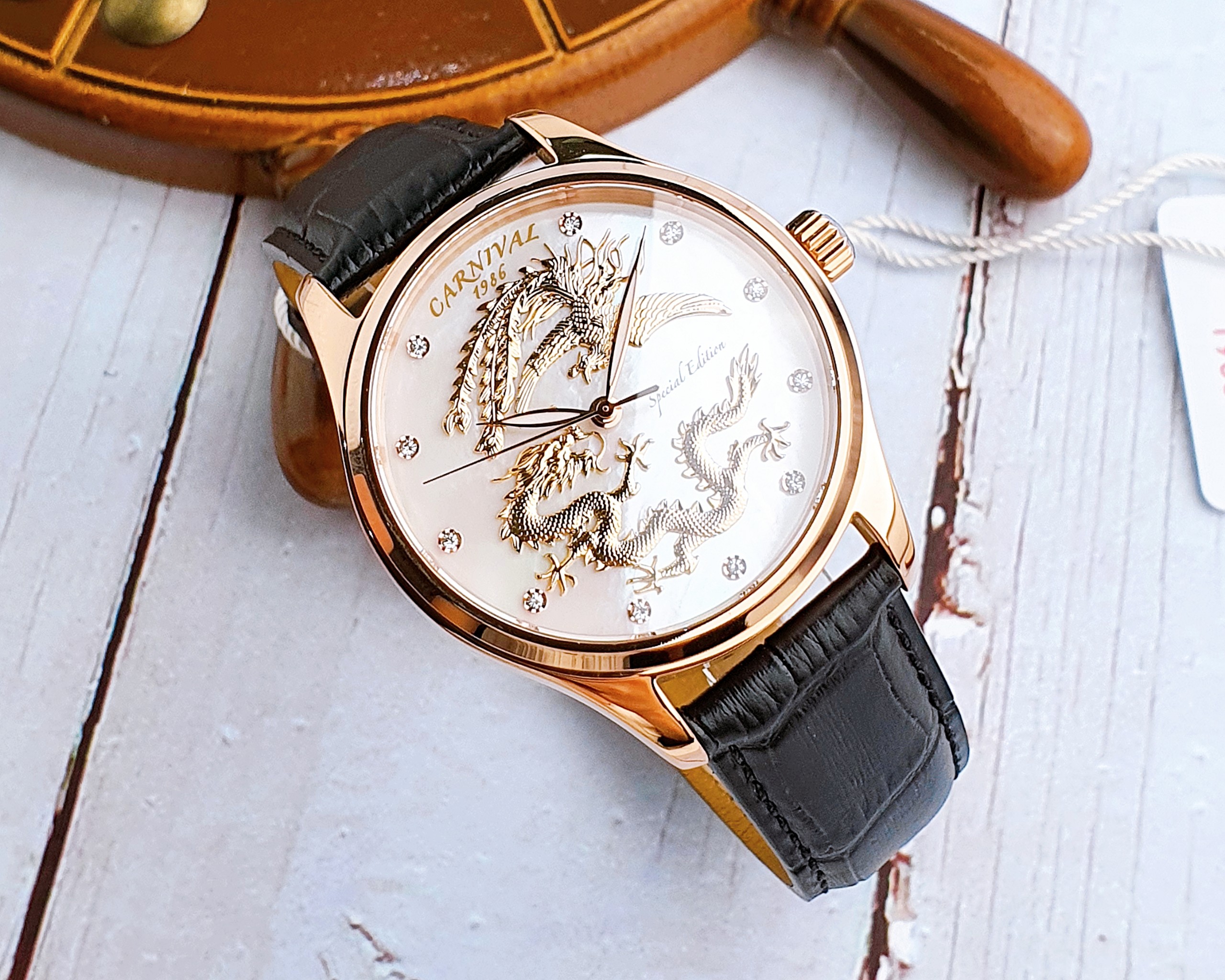 Ảnh 2 của (ĐỒNG HỒ NAM) (New) Carnival Automatic C.G8101.101.432 ( CG8101101432 ) 40mm