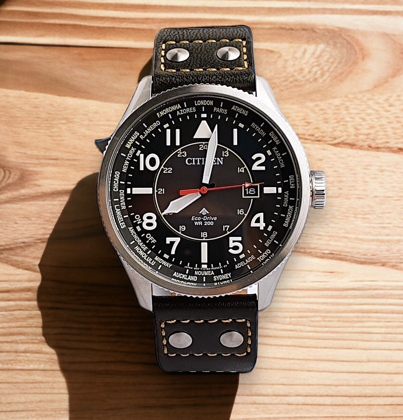 (ĐỒNG HỒ NAM) (New) Citizen Eco-Drive BX1010-02E Promaster Nighthawk 44mm