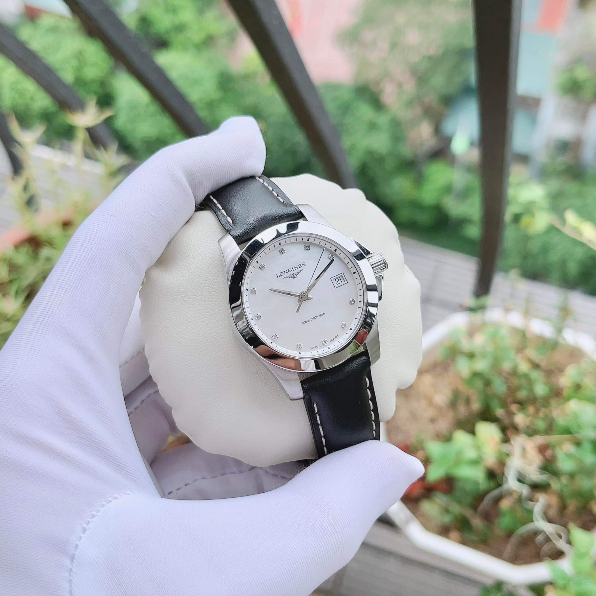 (ĐỒNG HỒ NỮ) (NEW) Longines Quartz Conquest Classic L3.377.4.87.5 ( L33774875 ) 34mm