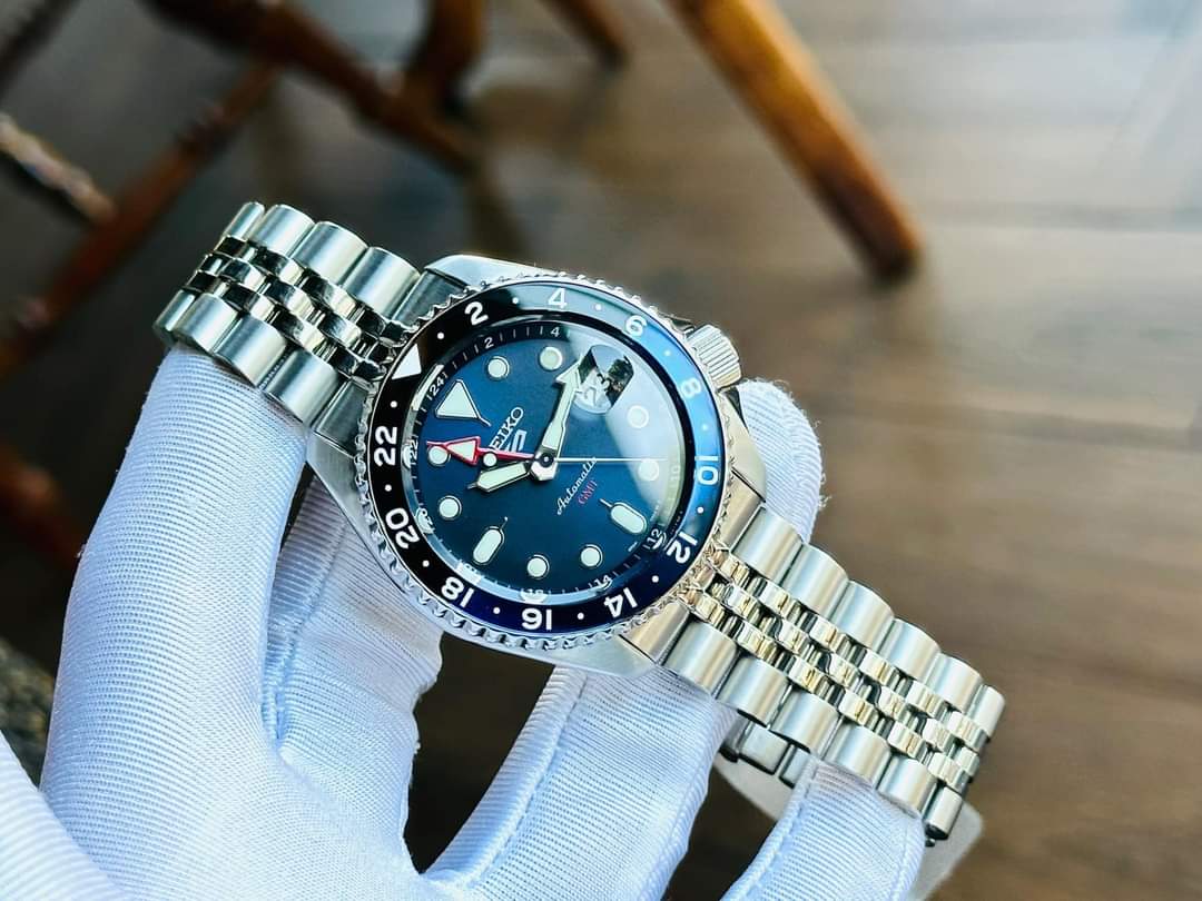 Ảnh 4 của (ĐỒNG HỒ NAM) Seiko 5 Automatic GMT Watch SSK003K1 ( SSK003 ) 42.5mm