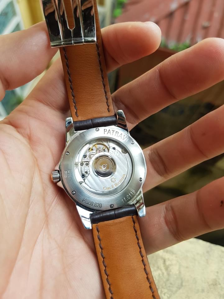 Ảnh 4 của [Deal Lướt] Carl.F.Bucherer Patravi Big Date 18K Hàng Hiếm Lịch Lãm