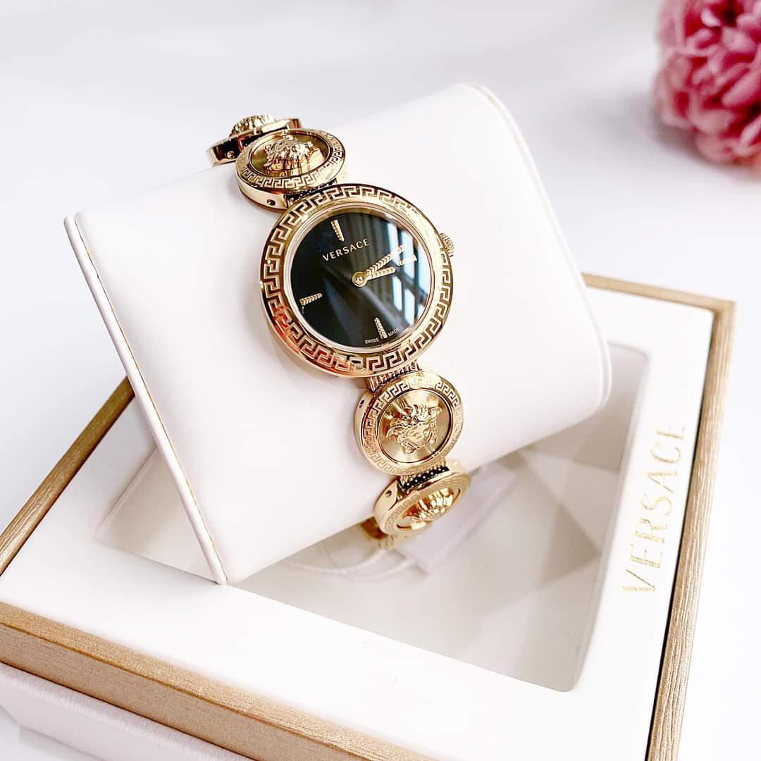 (ĐỒNG HỒ NỮ) Versace Medusa Studs Icon VERF00618 28mm