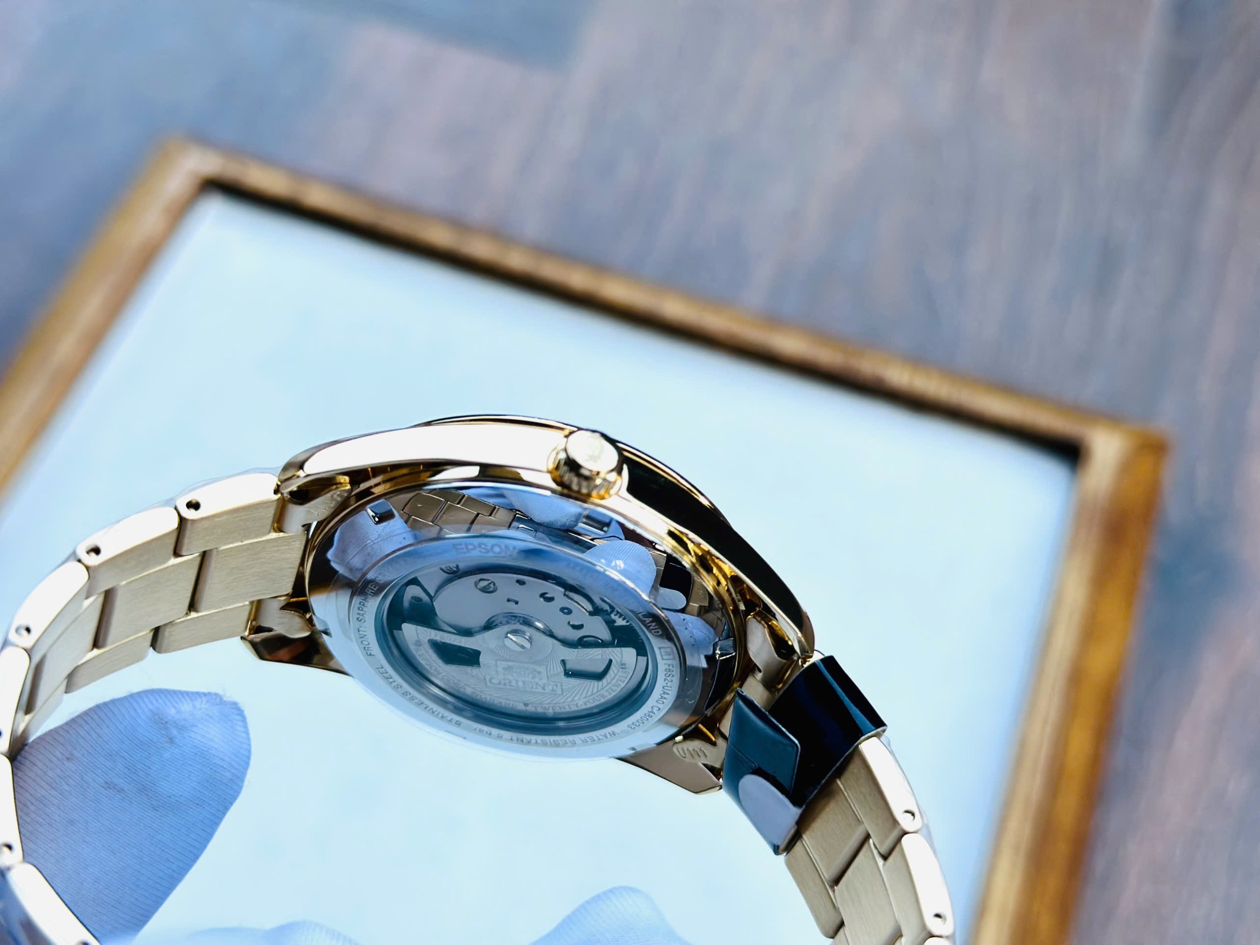 Ảnh 5 của (ĐỒNG HỒ NAM) Orient Semi Skeleton Small Second RA-AR0007S10B ( RN-AR0007S ) 41mm