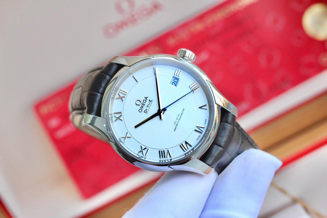 Ảnh 2 của (ĐỒNG HỒ NAM) (New) OMEGA DE VILLE HOUR VISION 433.13.41.21.02.001 43313412102001 41mm