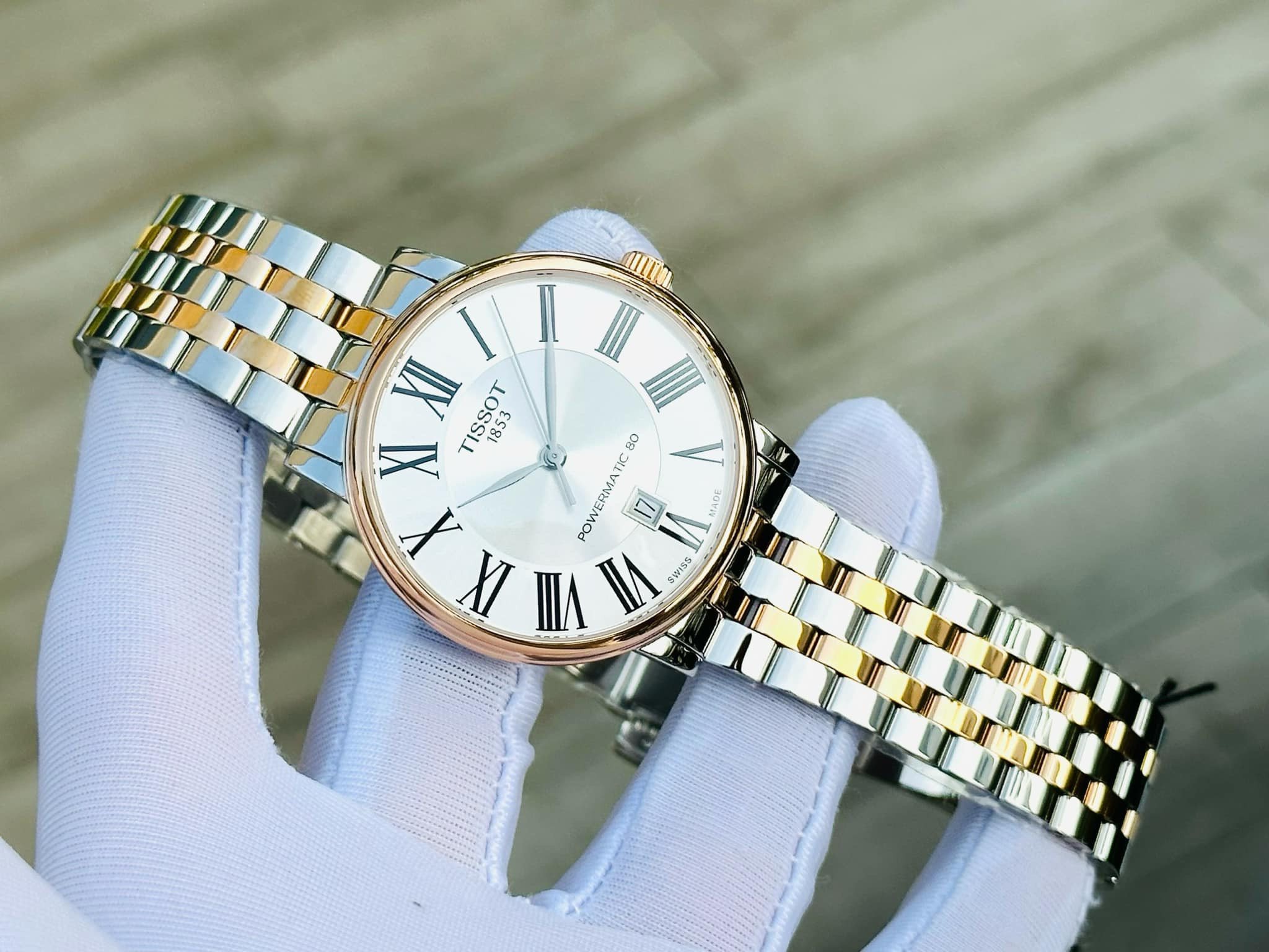 Ảnh 4 của (NEW) (ĐỒNG HỒ NAM) Tissot Automatic T122.407.22.033.00 Carson Premium Powermatic (  T1224072203300 ) 40mm