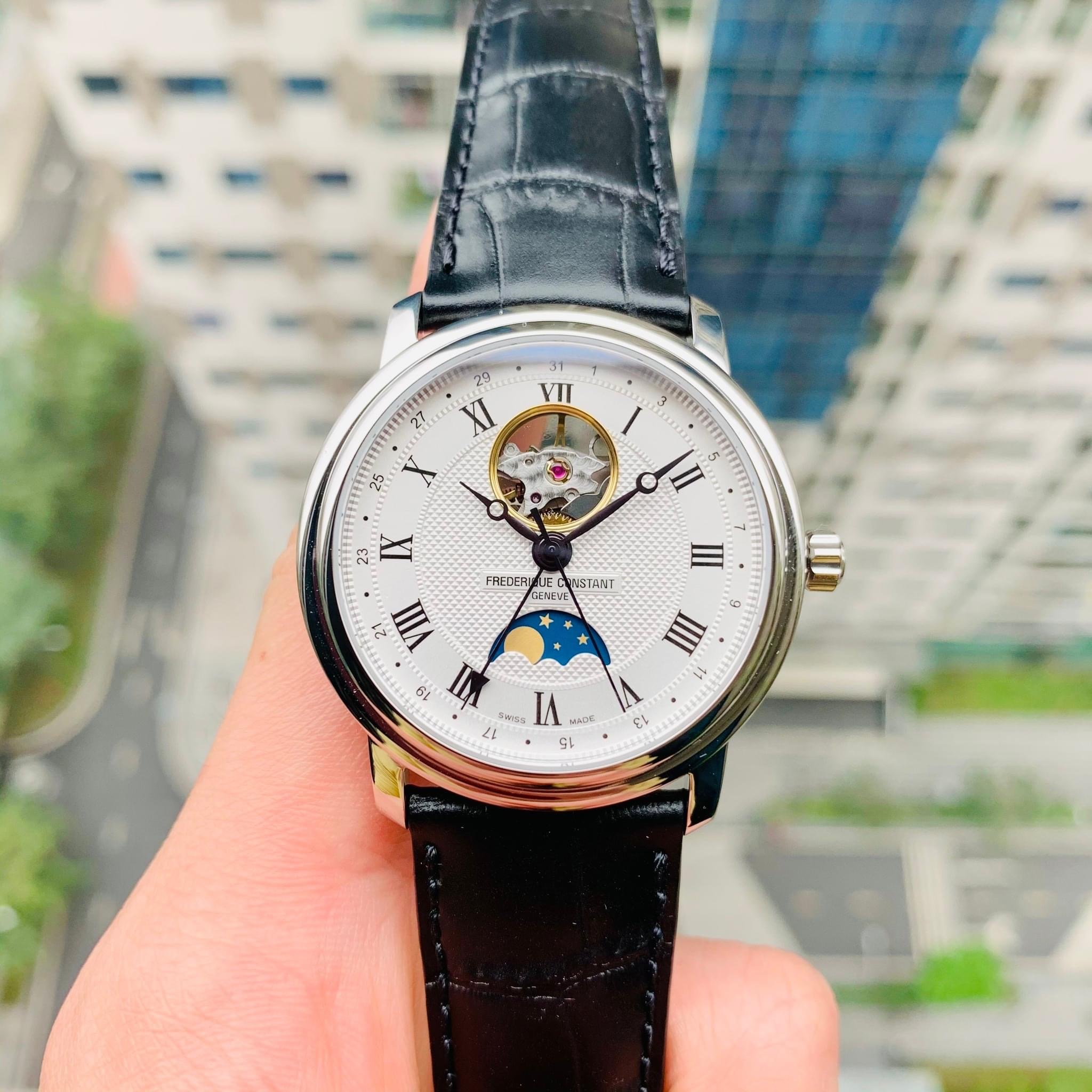 (ĐỒNG HỒ NAM) (New) Frederique Constant Moonphase FC-335MC4P6 ( FC335MC4P6 ) ( 335MC4P6 ) 40mm
