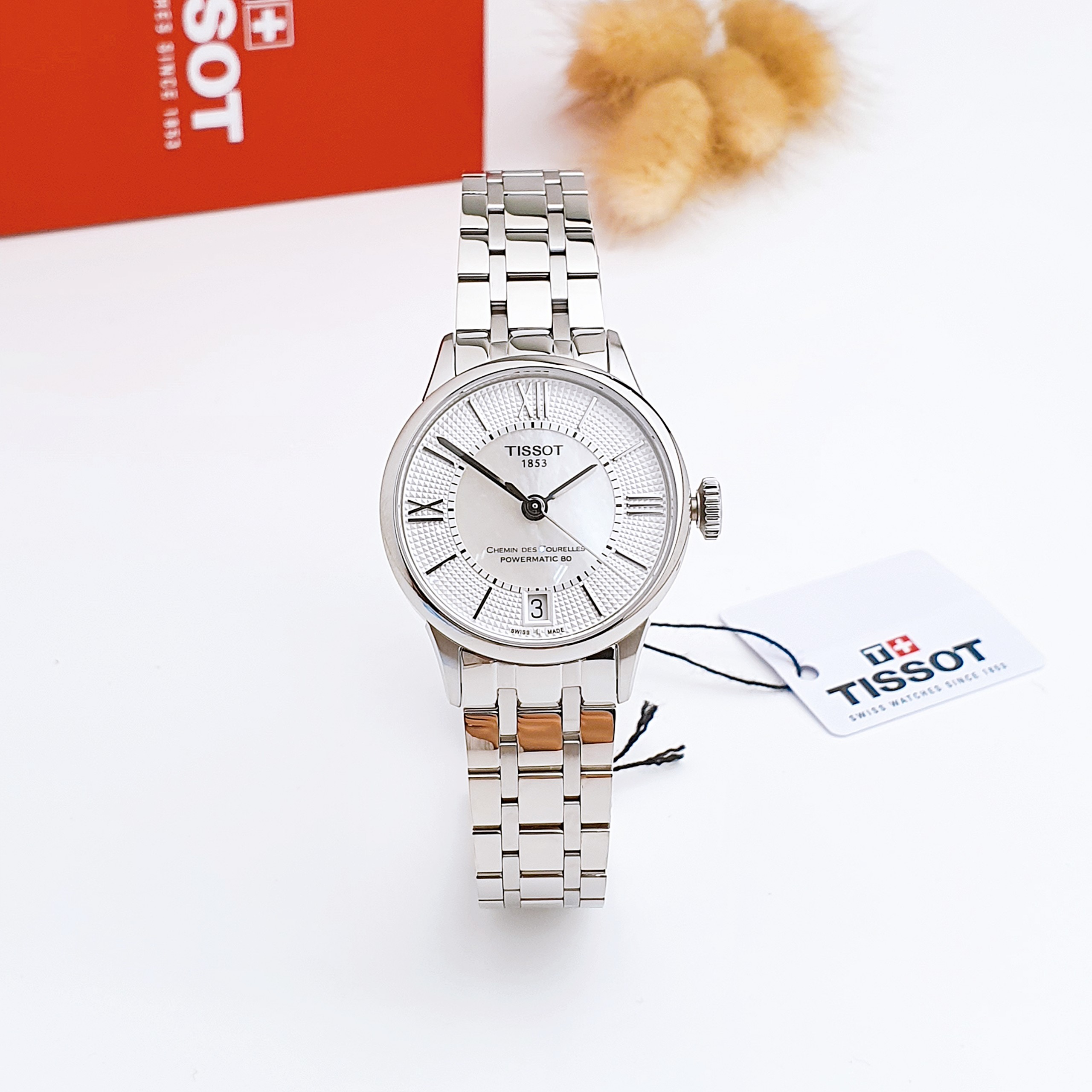 (ĐỒNG HỒ NỮ) TISSOT CHEMIN DES TOURELLES POWERMATIC 80 LADY T099.207.11.118.00 (T0992071111800) 32mm