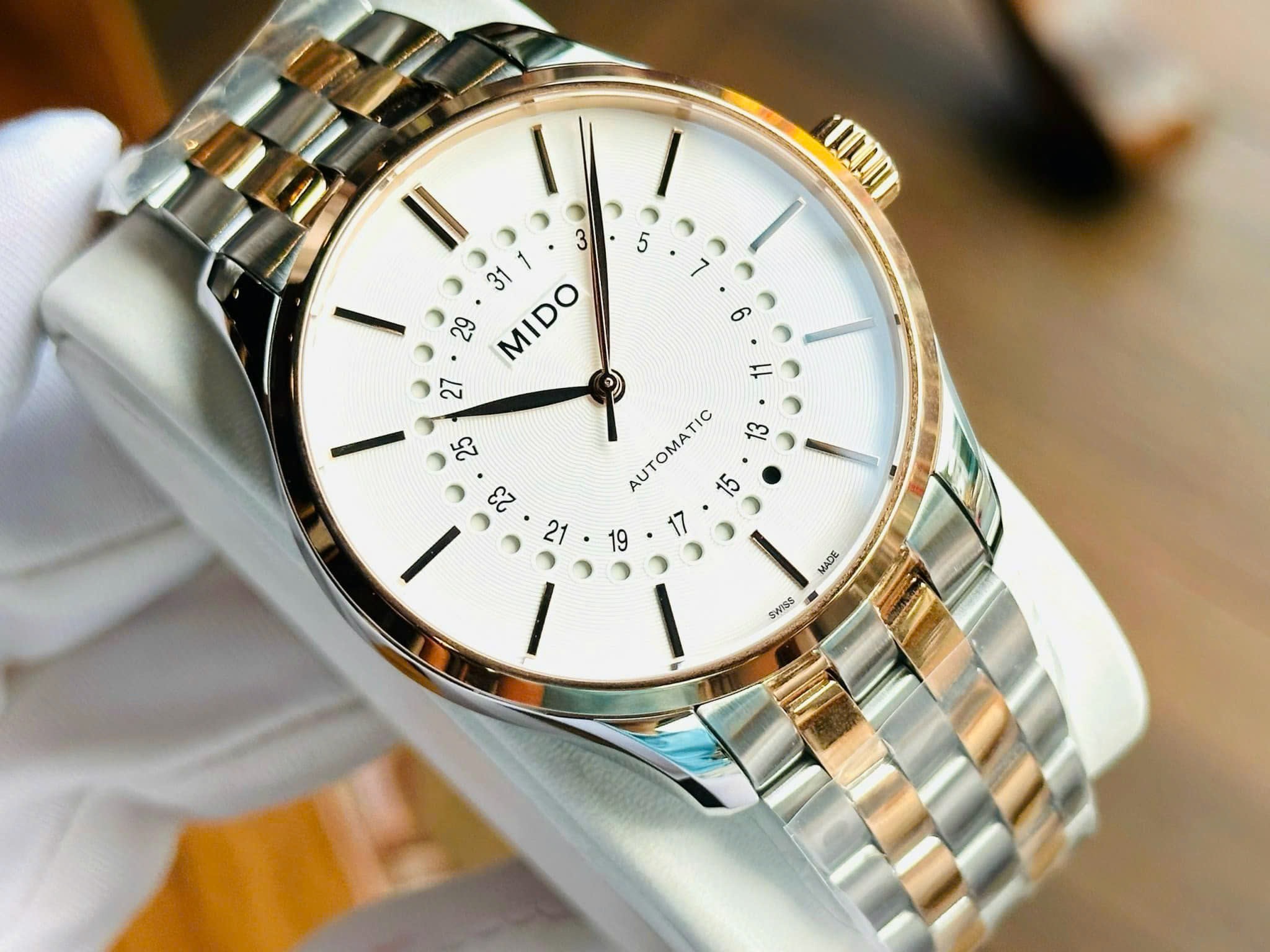 (ĐỒNG HỒ NAM) Mido Belluna II Mysterious Date Gent M024.407.22.031.09 ( M0244072203109 ) 40mm
