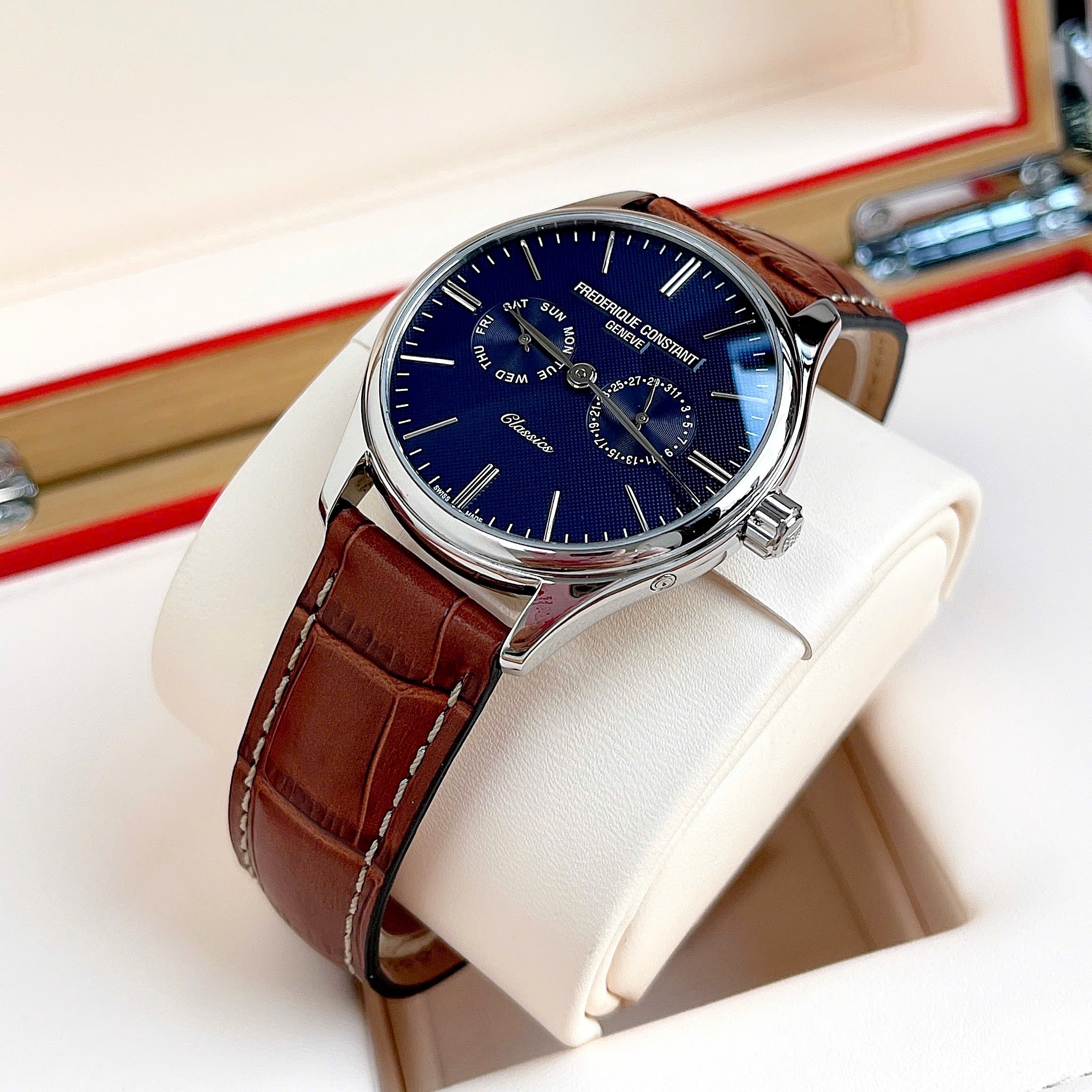 Ảnh 6 của (ĐỒNG HỒ NAM) (New) FREDERIQUE CONSTANT FC-259NT5B6 BLUE CLASSICS DAY/DATE 40MM ( FC259NT5B6 ) ( 259NT5B6)