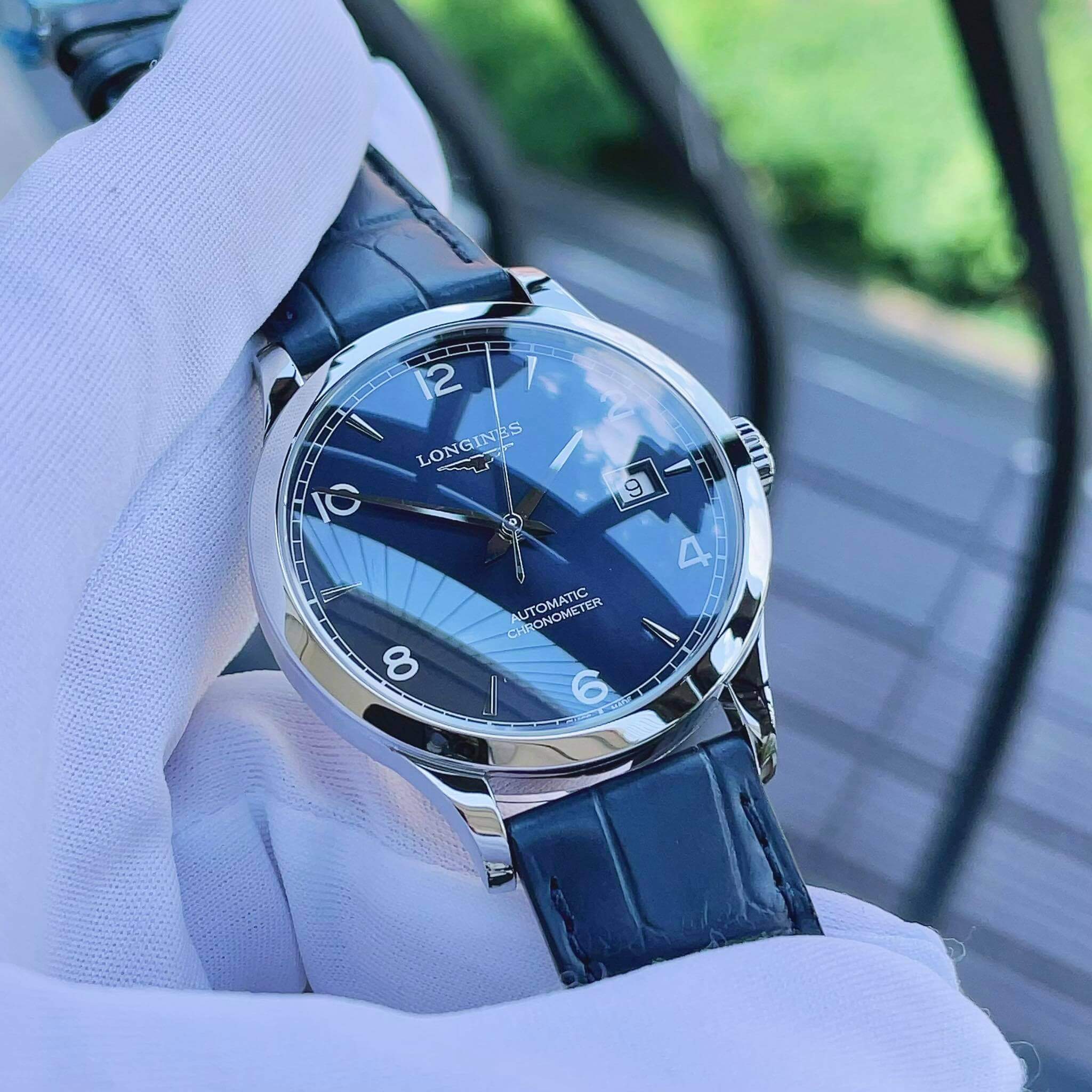 Longines Record L2.820.4.96.4 Watch 38.5mm