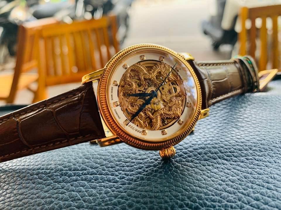 Ảnh 2 của [Limited]Thumua Ogival OG358.652AGR-GL Song Long Chầu Nguyệt LIMITED 666 chiếc