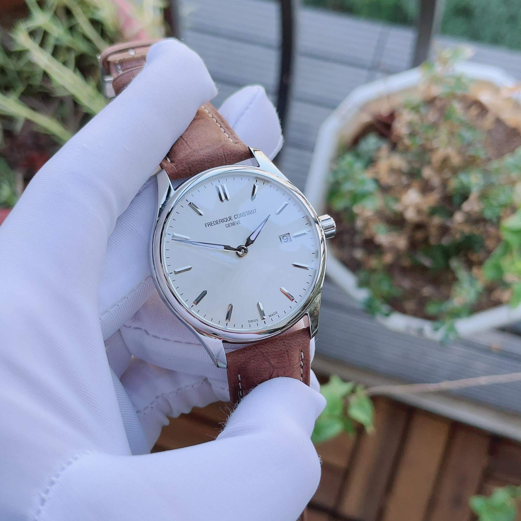 (ĐỒNG HỒ NAM) (New) Frederique Constant Classic Quartz FC-220SS5B6 ( FC220SS5B6 ) ( 220SS5B6 ) 40mm
