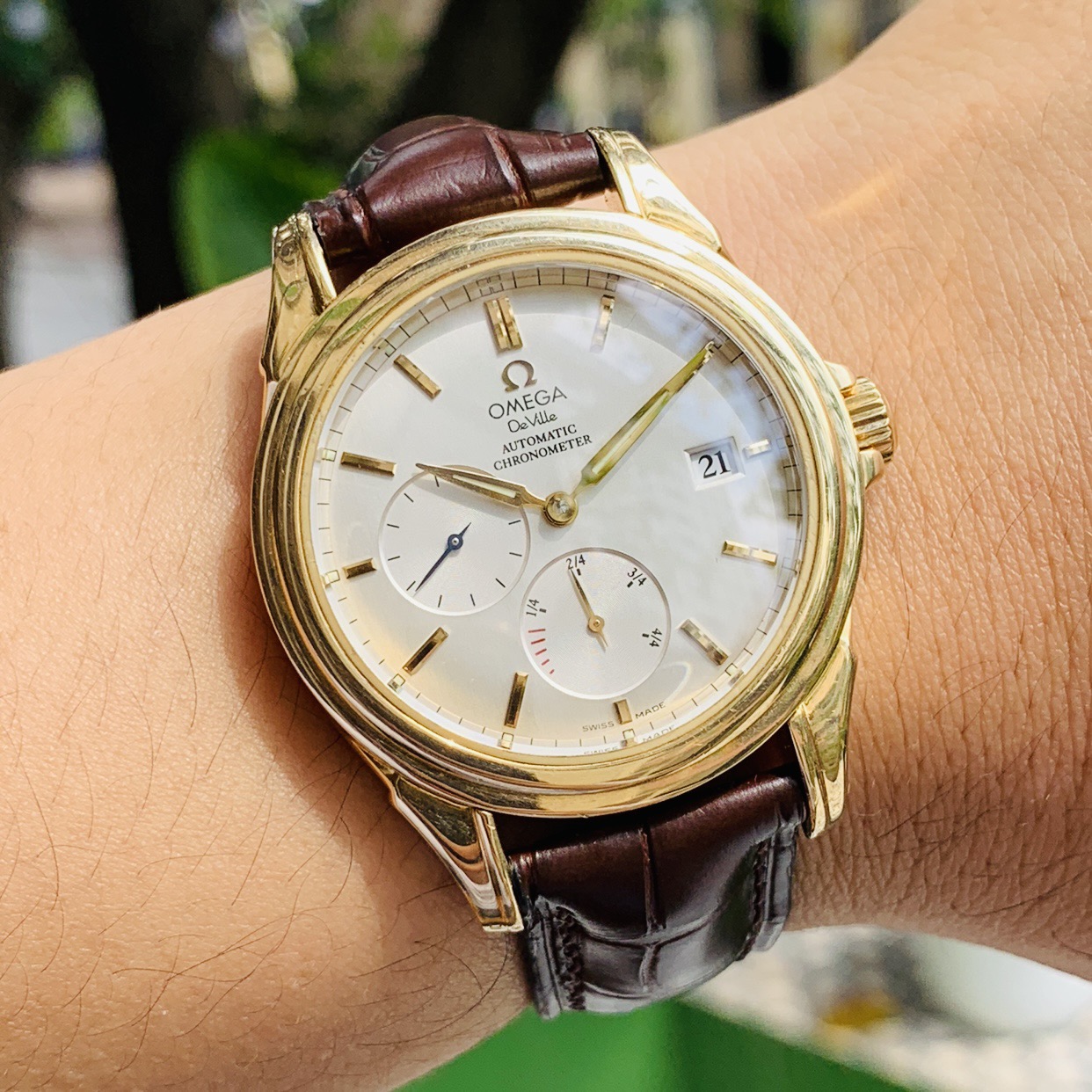 Ảnh 4 của Omega Kim Xăng vàng khối 18k - Deal lướt 95%