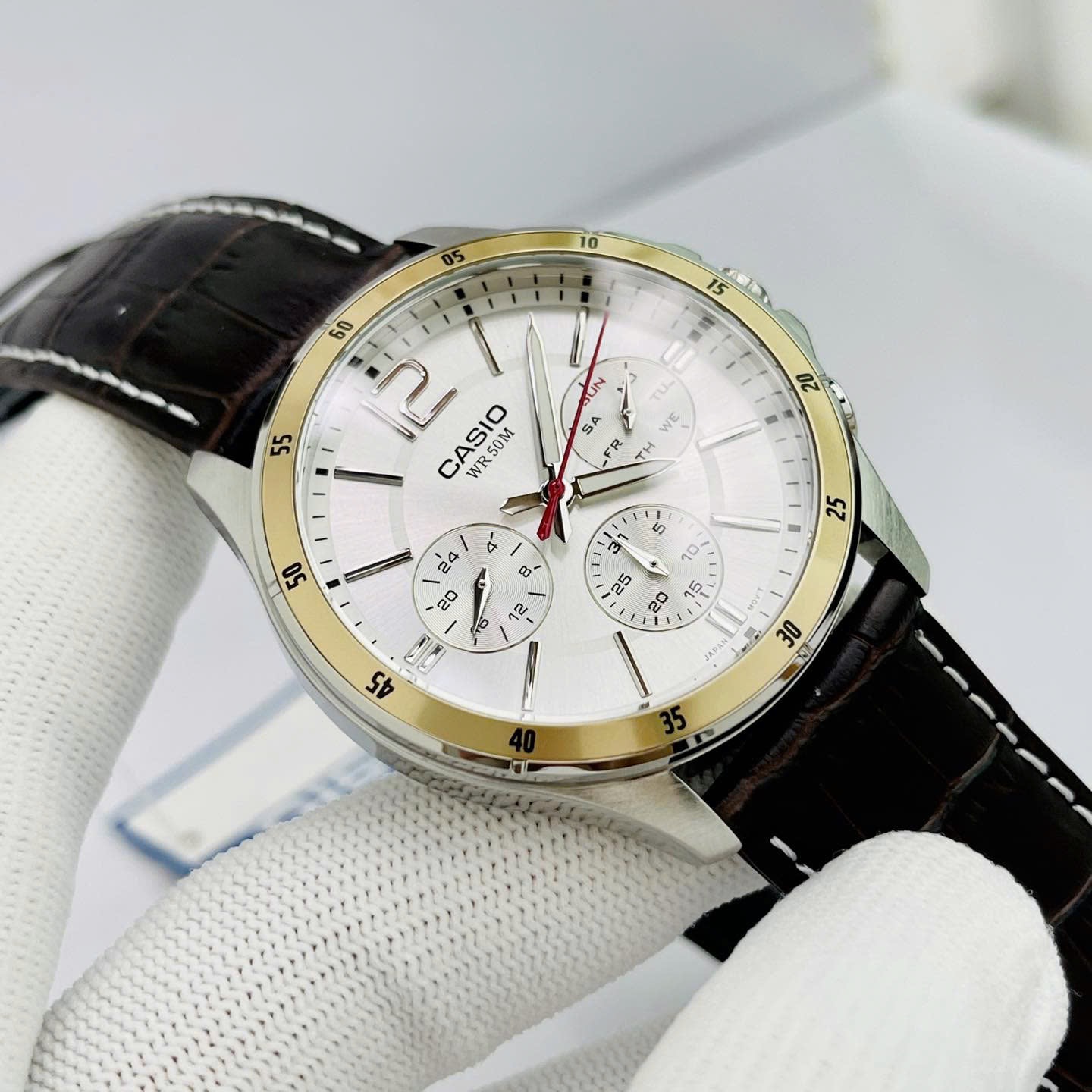 Ảnh 6 của (ĐỒNG HỒ NAM) Casio MTP-1374L-7A  Quartz - Kính Khoáng - Size Mặt 43.5mm
