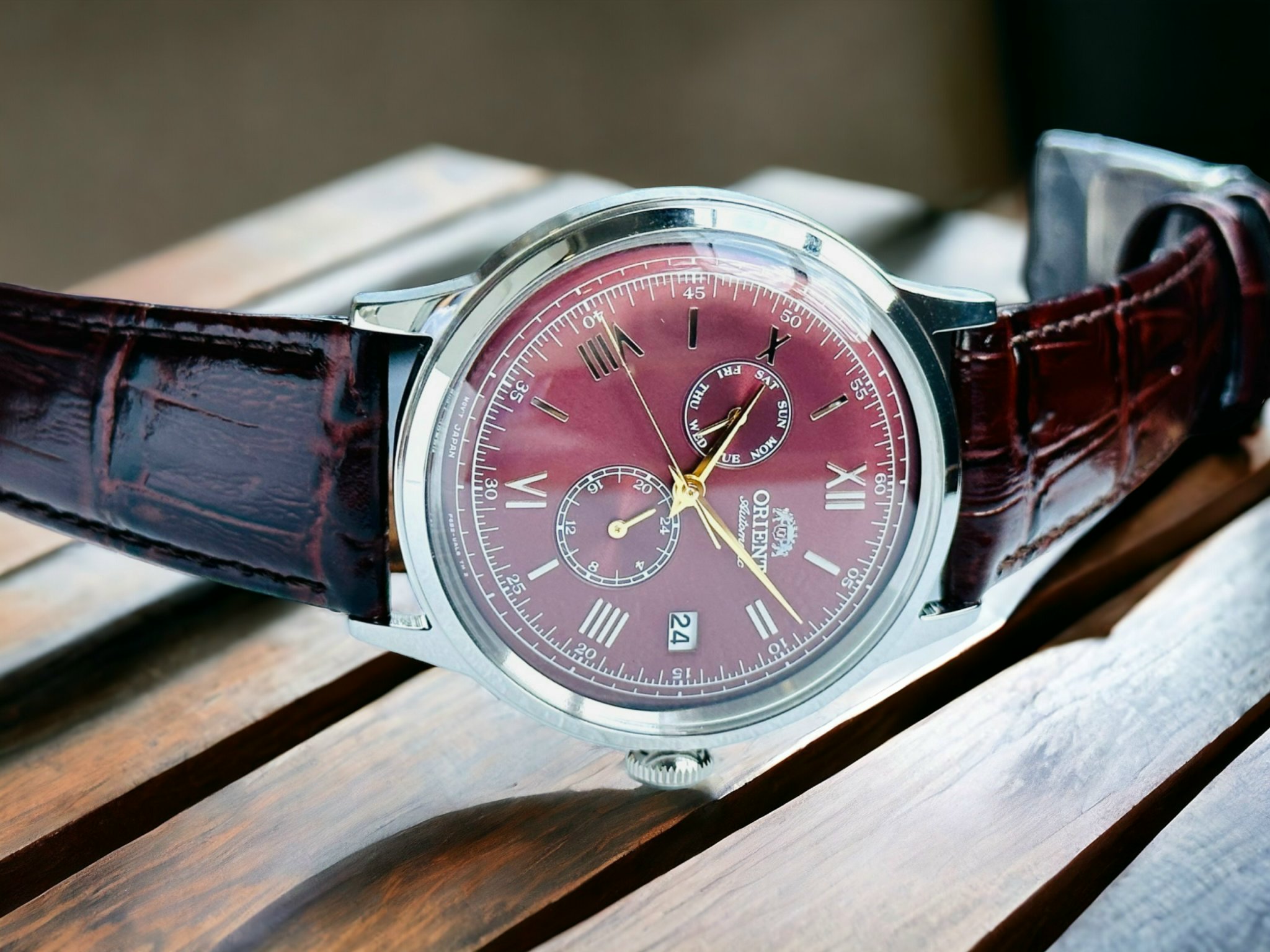 Ảnh 5 của (ĐỒNG HỒ NAM) Orient Bambino Version 8 RA-AK0705R10 (  RA-AK0705R) 40.5mm