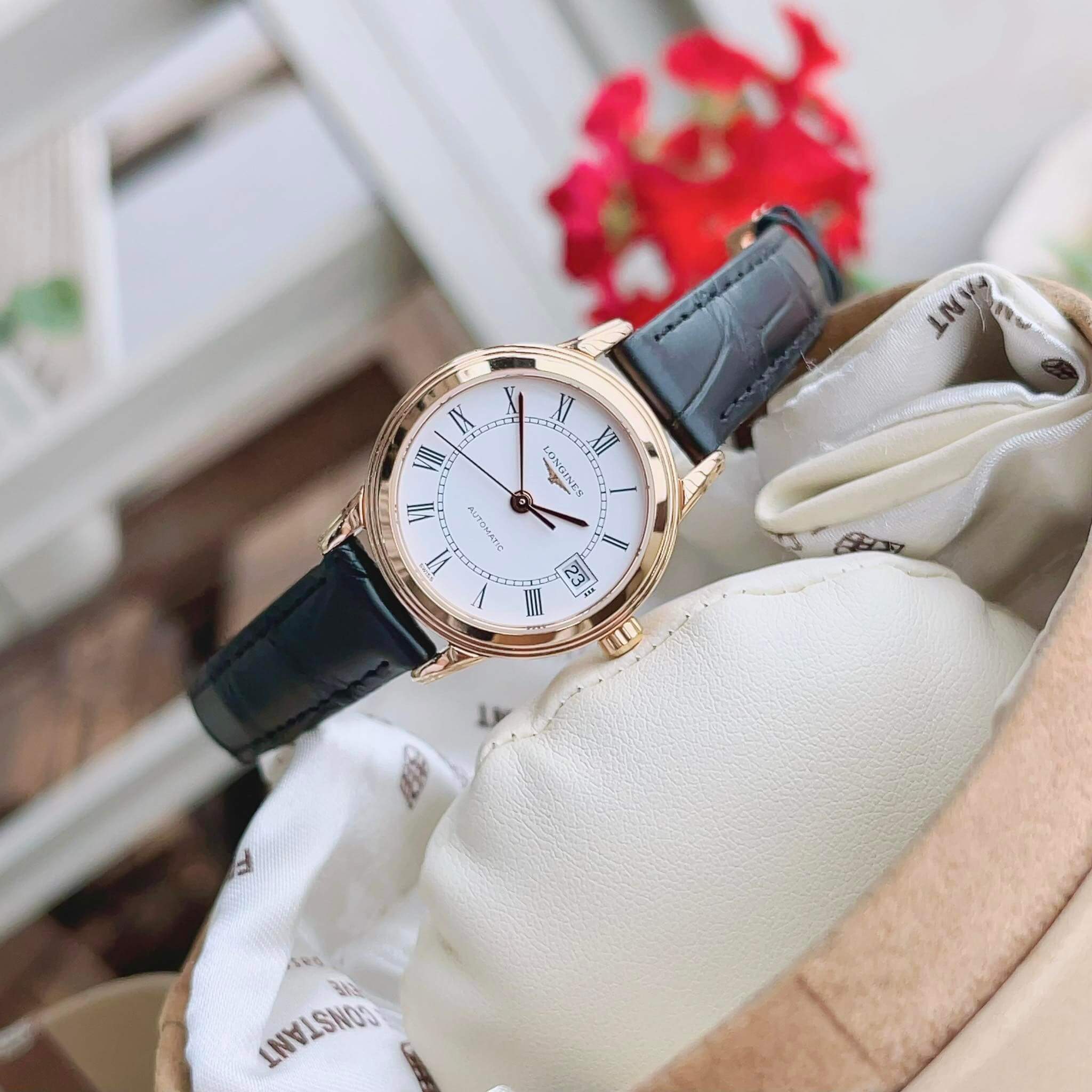 (ĐỒNG HỒ NỮ) Longines Flagship L4.274.8.21.2 ( L42748212 ) 26mm