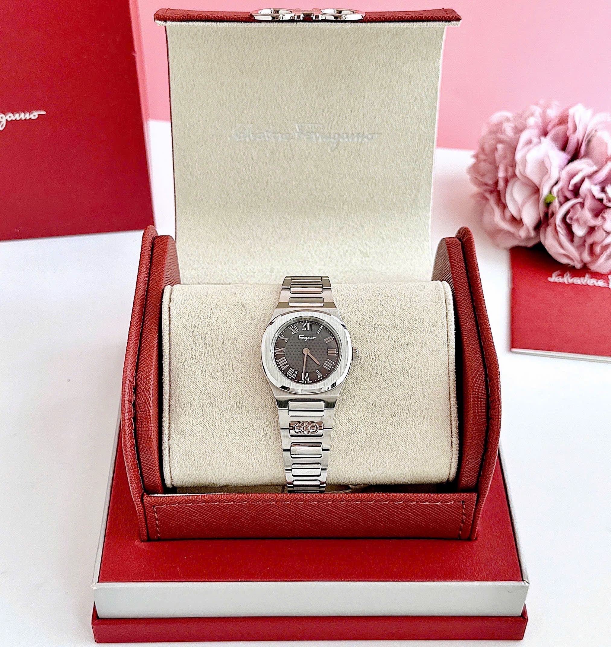 ( ĐỒNG HỒ NỮ ) Salvatore Ferragamo Elliptical SFKQ00123