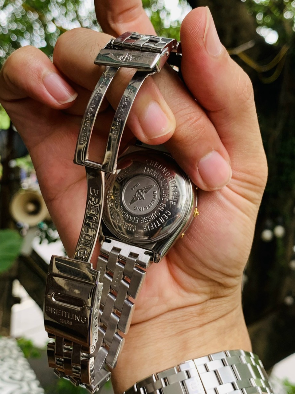 Ảnh 6 của [Deal HIẾM] Breitling Chronomat Chronograph B13352 39MM SIÊU HIẾM