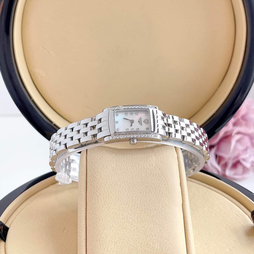 Ảnh 6 của (ĐỒNG HỒ NỮ) Longines L5.158.0.92.6 DolceVita Ladies Quartz Watch 20x16mm