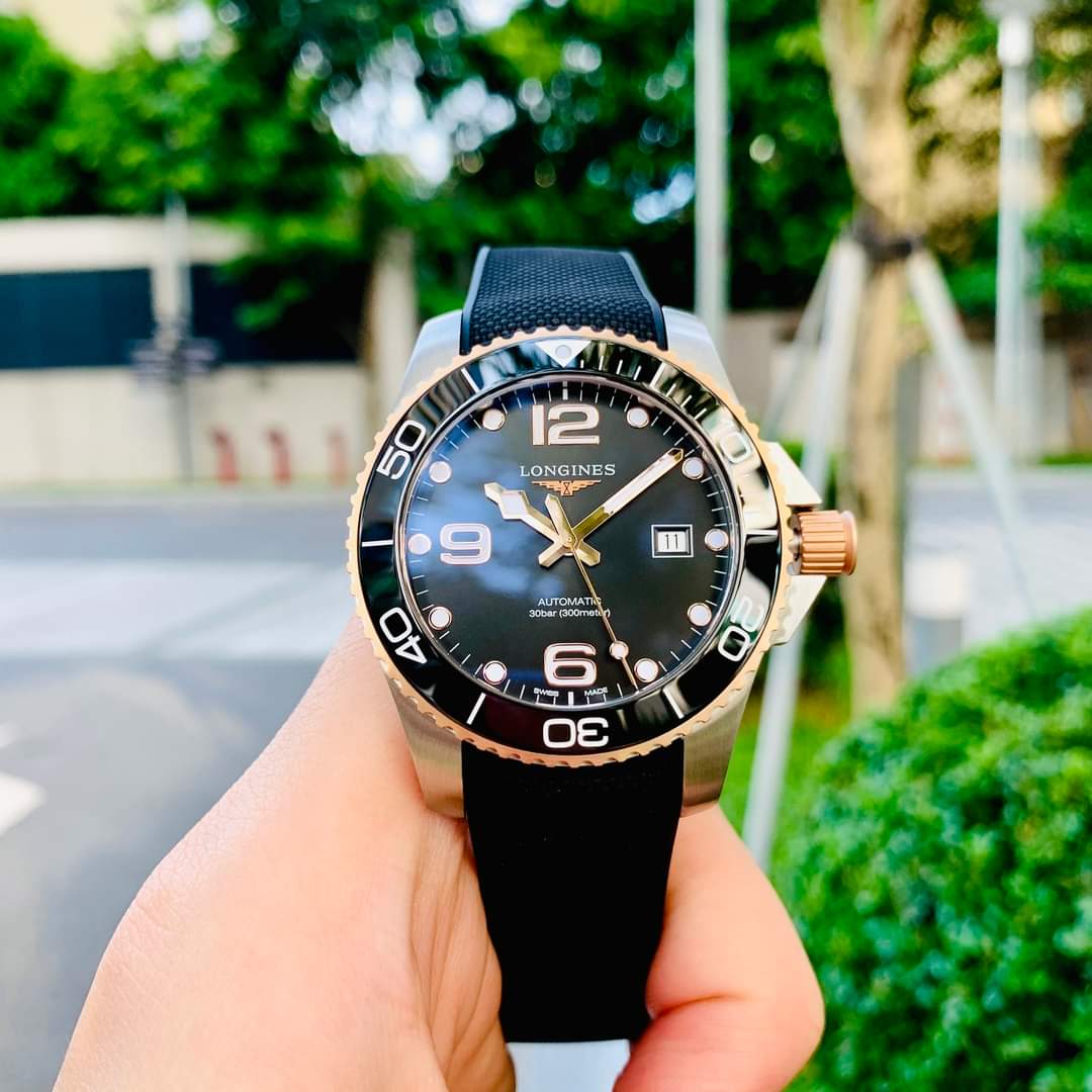 Đồng hồ nam LONGINES HYDROCONQUEST L3.781.3.58.9 43MM (100% Newfullbox)