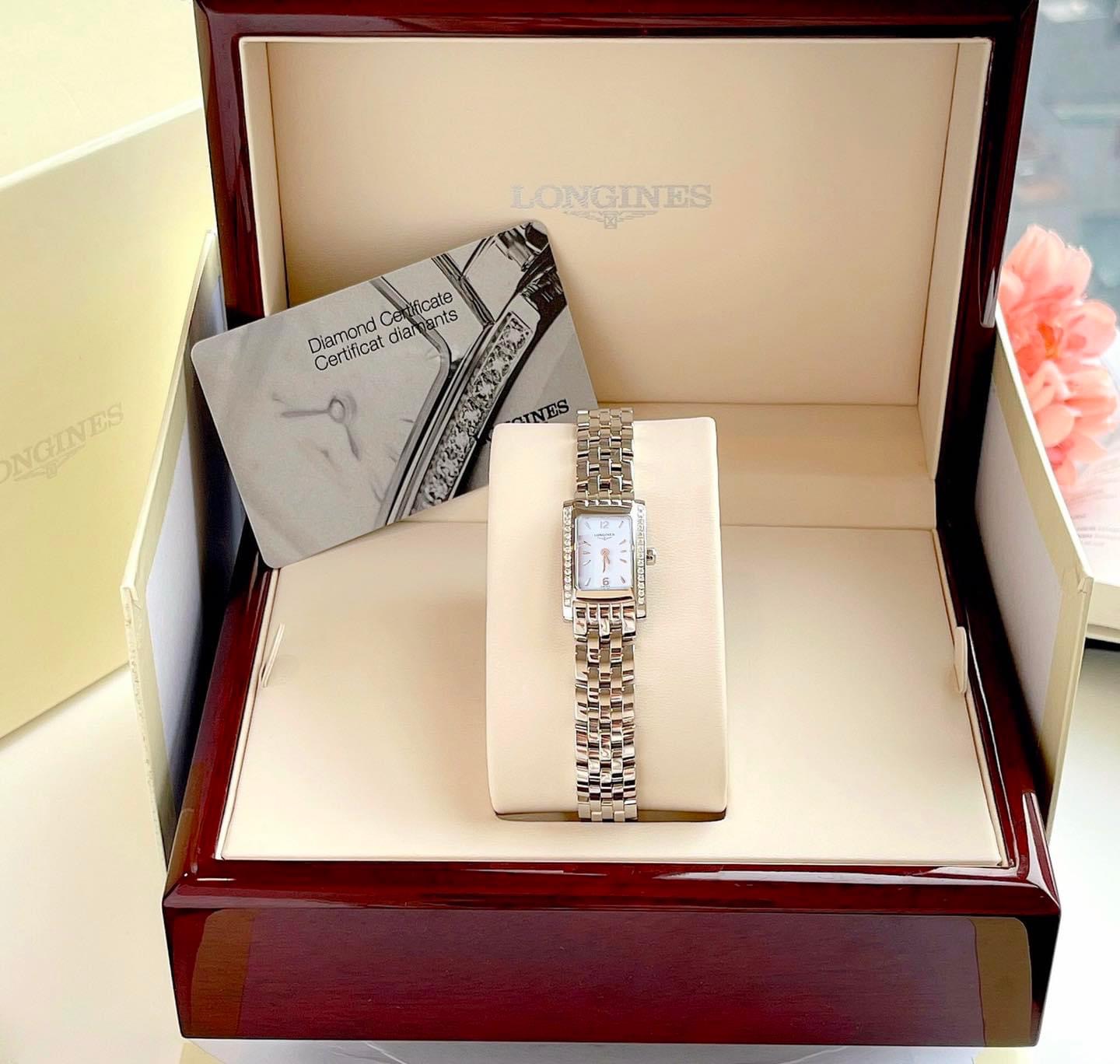 (ĐỒNG HỒ NỮ) (New) Longines DolceVita L5.155.0.16.6 (L51550166) Watch 19.8 X 24.5mm