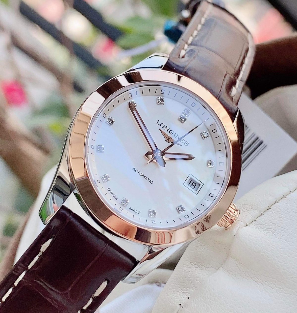 Đồng hồ Longines Conquest L2.285.5.87.3 Diamonds ( L22855873 )