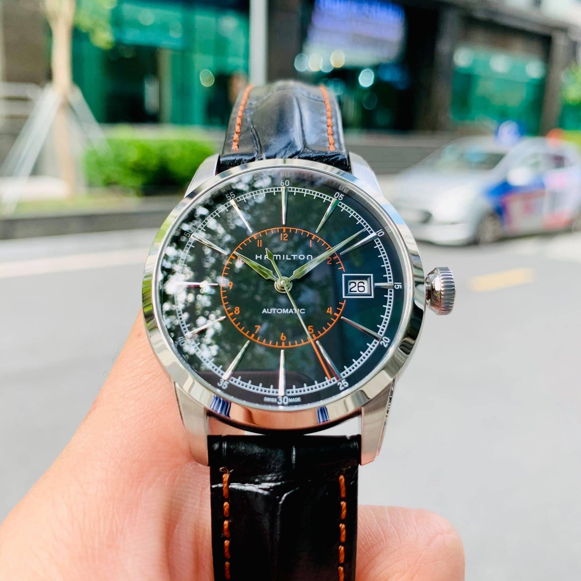 Ảnh 2 của Hamilton Railroad Black - H40555731 THUỴ SỸ