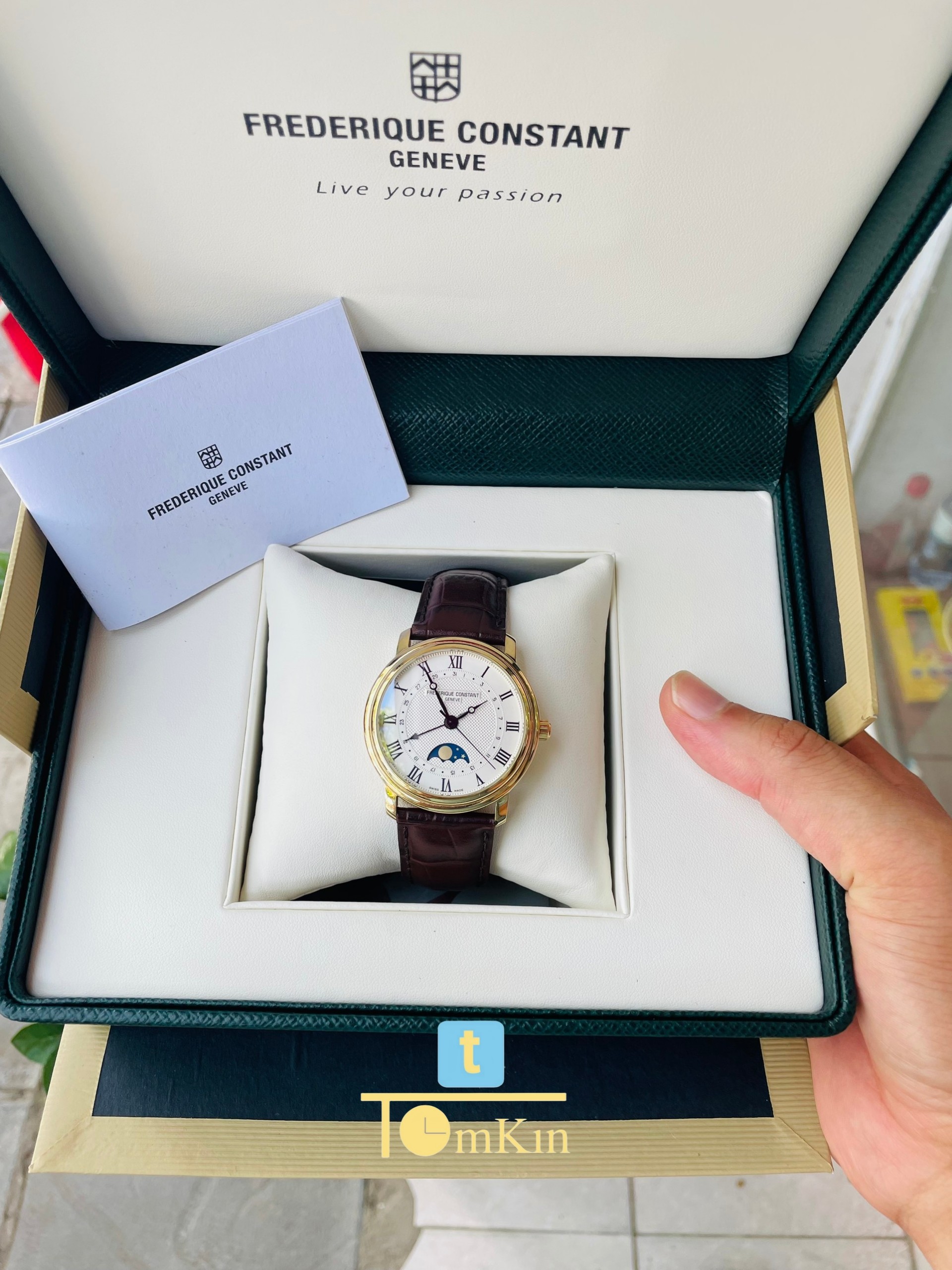 (DEAL LƯỚT) ĐỒNG HỒ NAM FREDERIQUE CONSTANT MOONPHASE FC-330MC4P5 FC330MC4P5 40mm