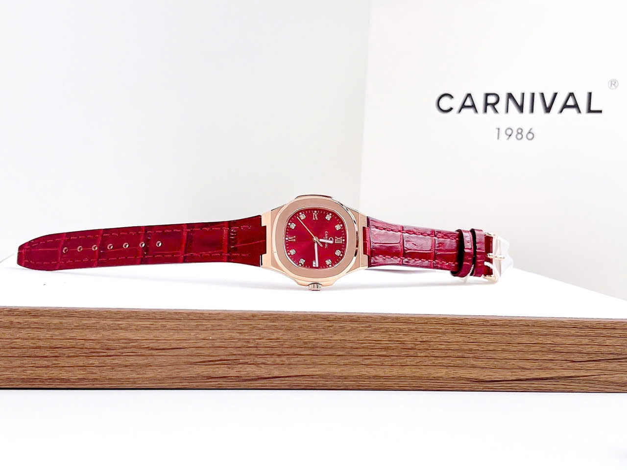Ảnh 5 của (ĐỒNG HỒ NỮ) Đồng Hồ Nữ Carnival Quartz 8160L-VH-DD-D ( 8160L )