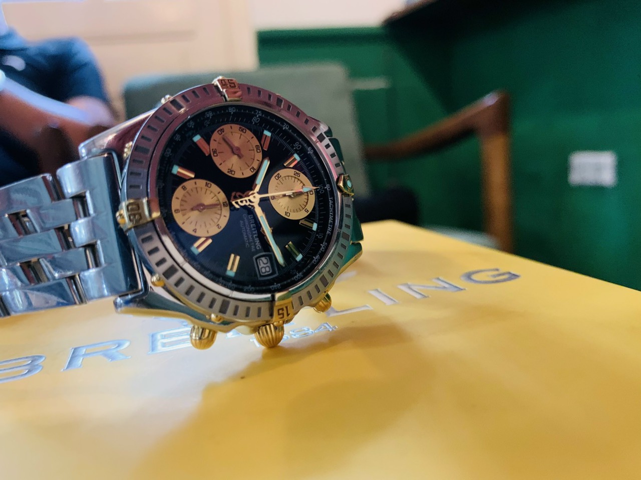Ảnh 4 của [Deal HIẾM] Breitling Chronomat Chronograph B13352 39MM SIÊU HIẾM