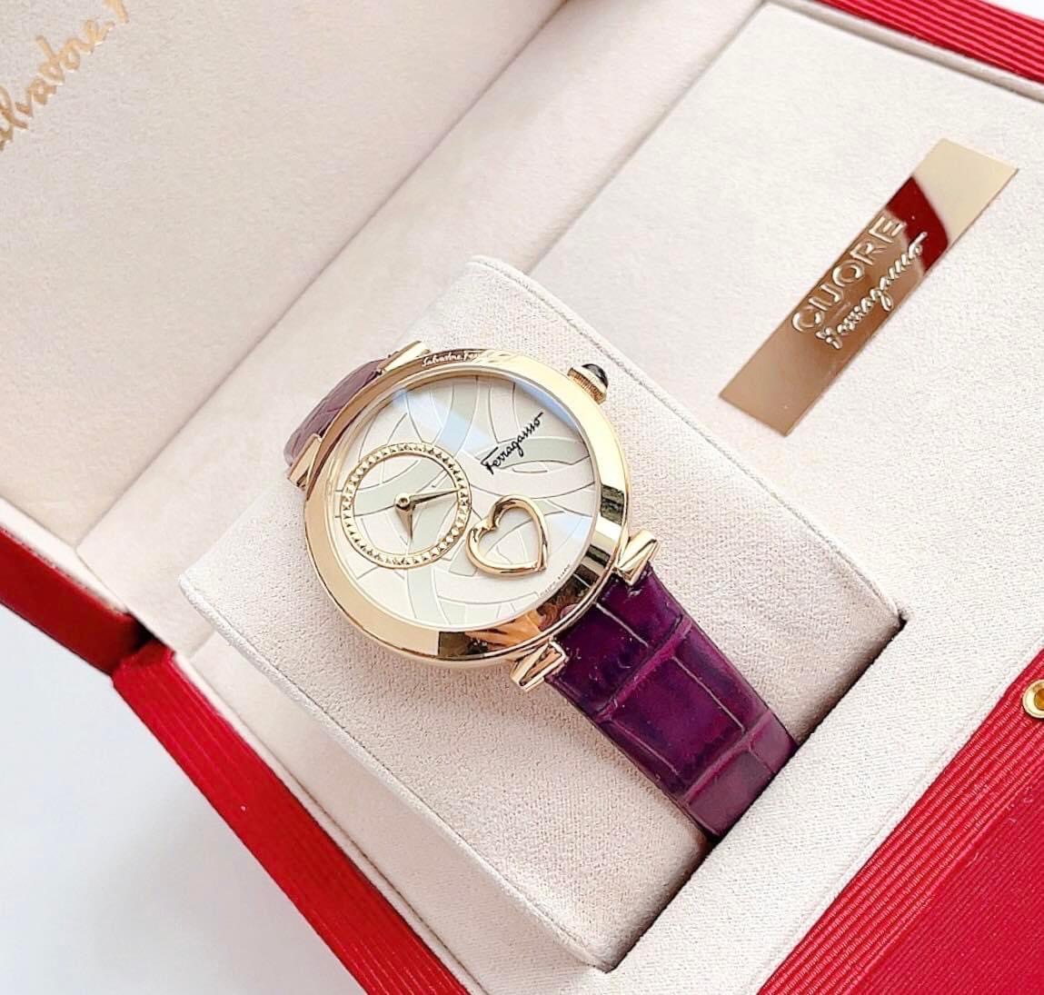 Ảnh 5 của (ĐỒNG HỒ NỮ) Ferragamo FE2090016 Cuore Ladies Quartz Watch 39mm