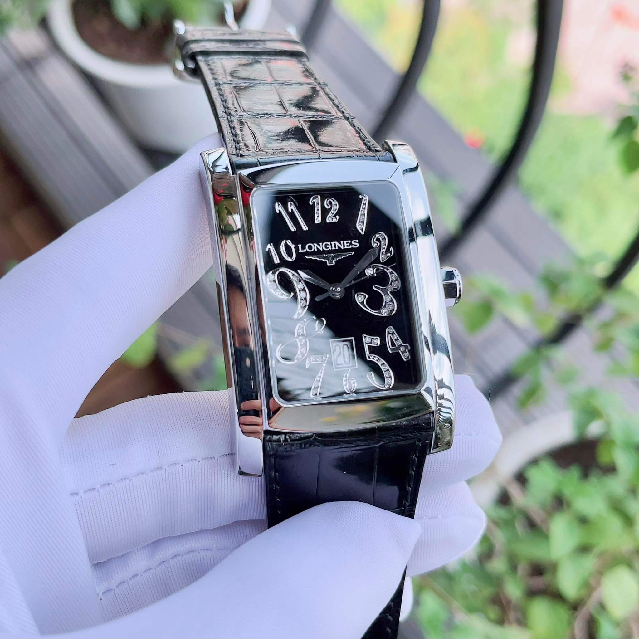 (ĐỒNG HỒ NAM) (New) Longines Dolce Vita L5.686.4.57.2 ( L56864572 ) 26x36mm (~42mm tròn)