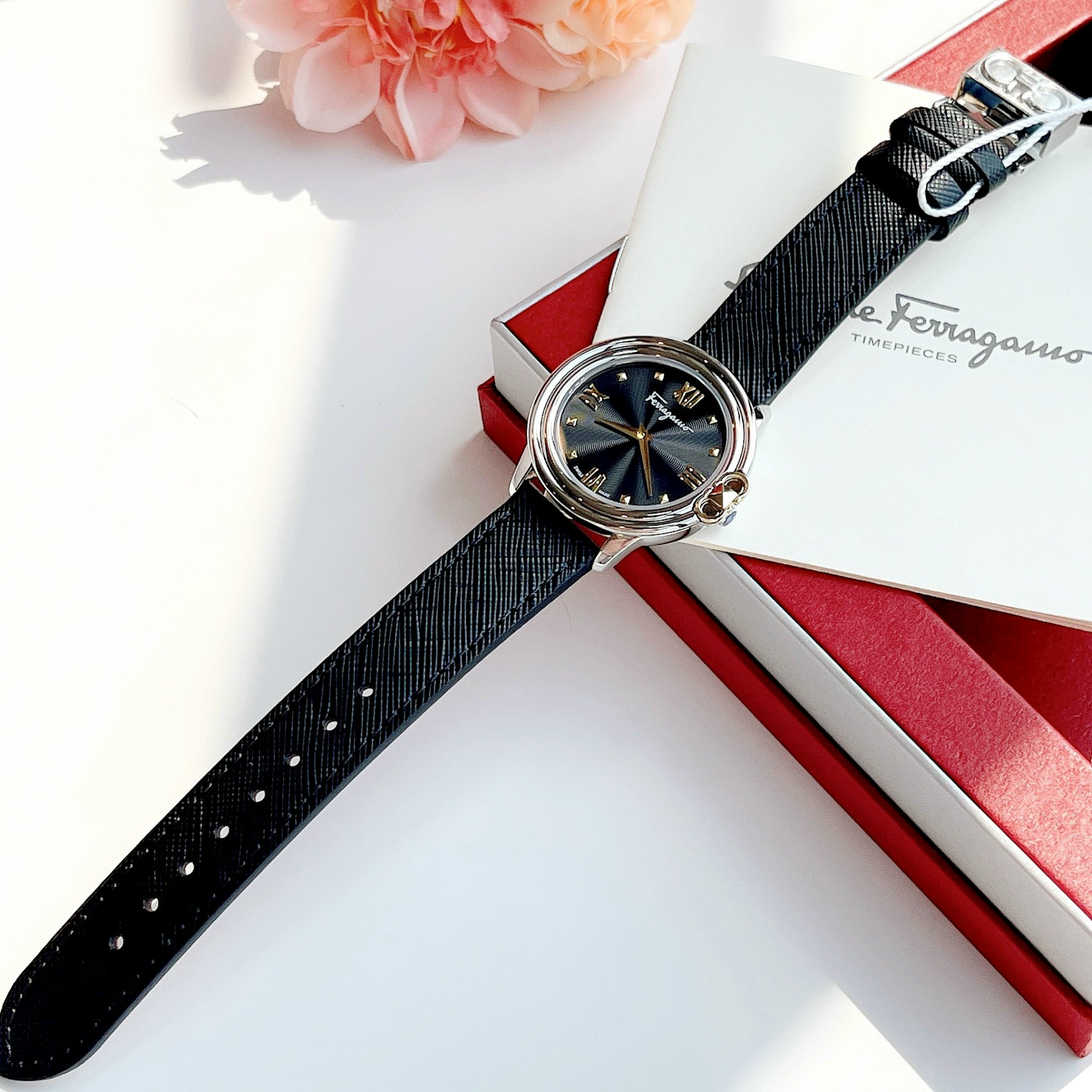 Ảnh 5 của (ĐỒNG HỒ NỮ) Salvatore Ferragamo Studmania Women's Watch SFMJ00122 Màu Đen, 34mm