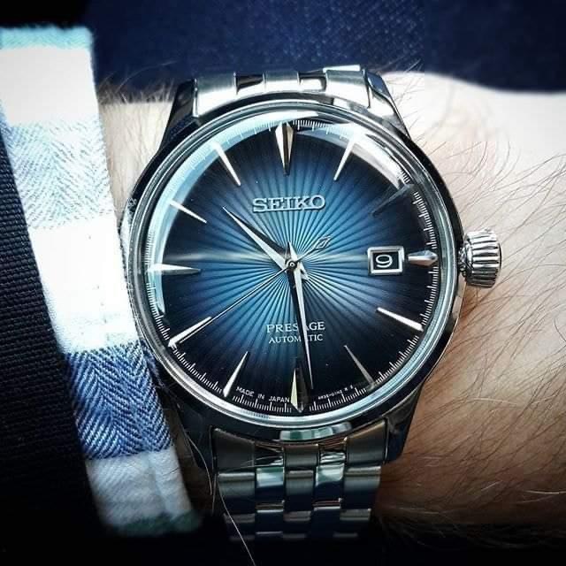 Ảnh 2 của (ĐỒNG HỒ NAM) (New) Seiko Presage Cocktail SARY123 SRPB41J1) 40.5mm
