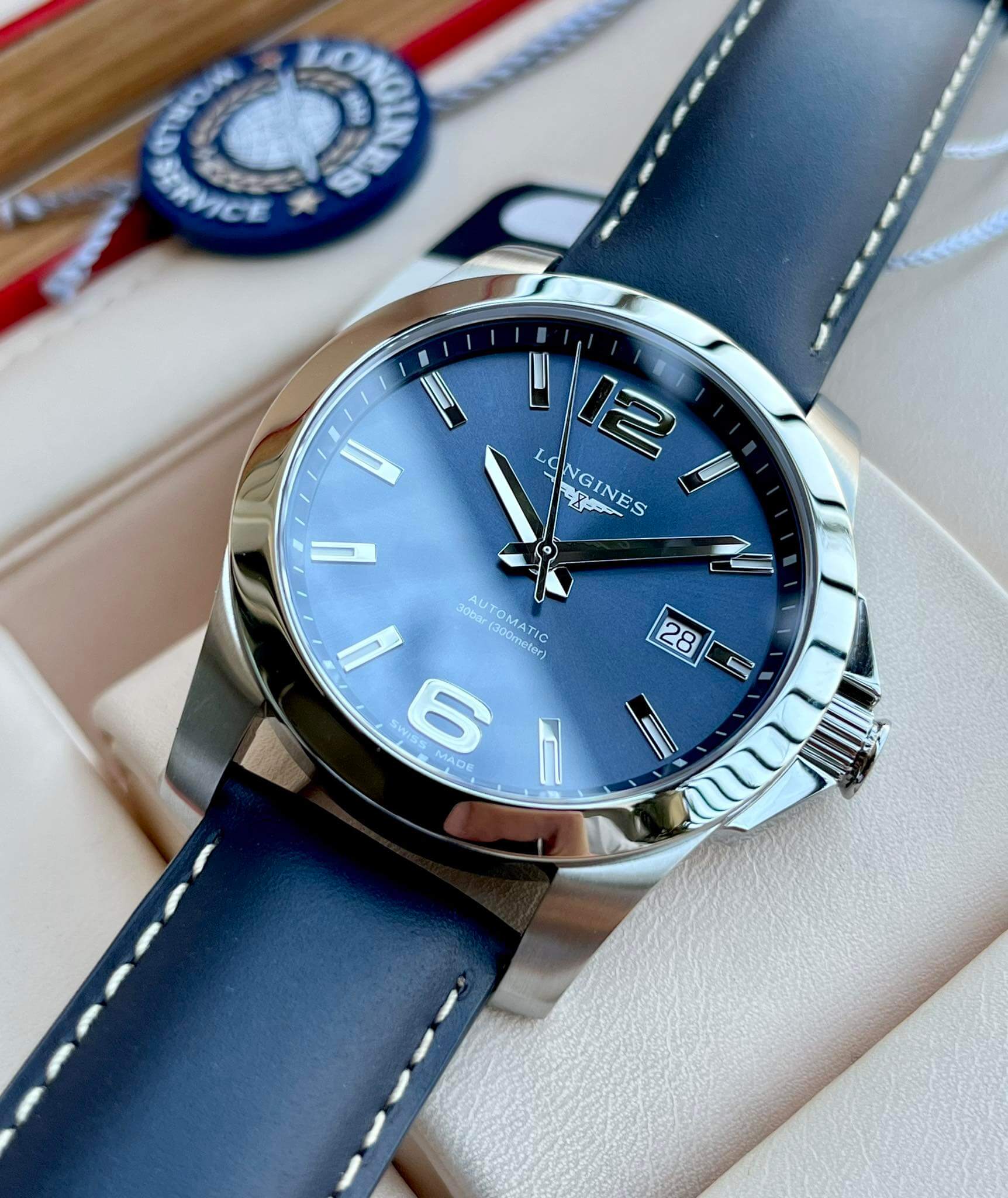 Ảnh 2 của (ĐỒNG HỒ NAM) (New)  Longines Conquest L3.777.4.99.0 (L37774990) 41mm