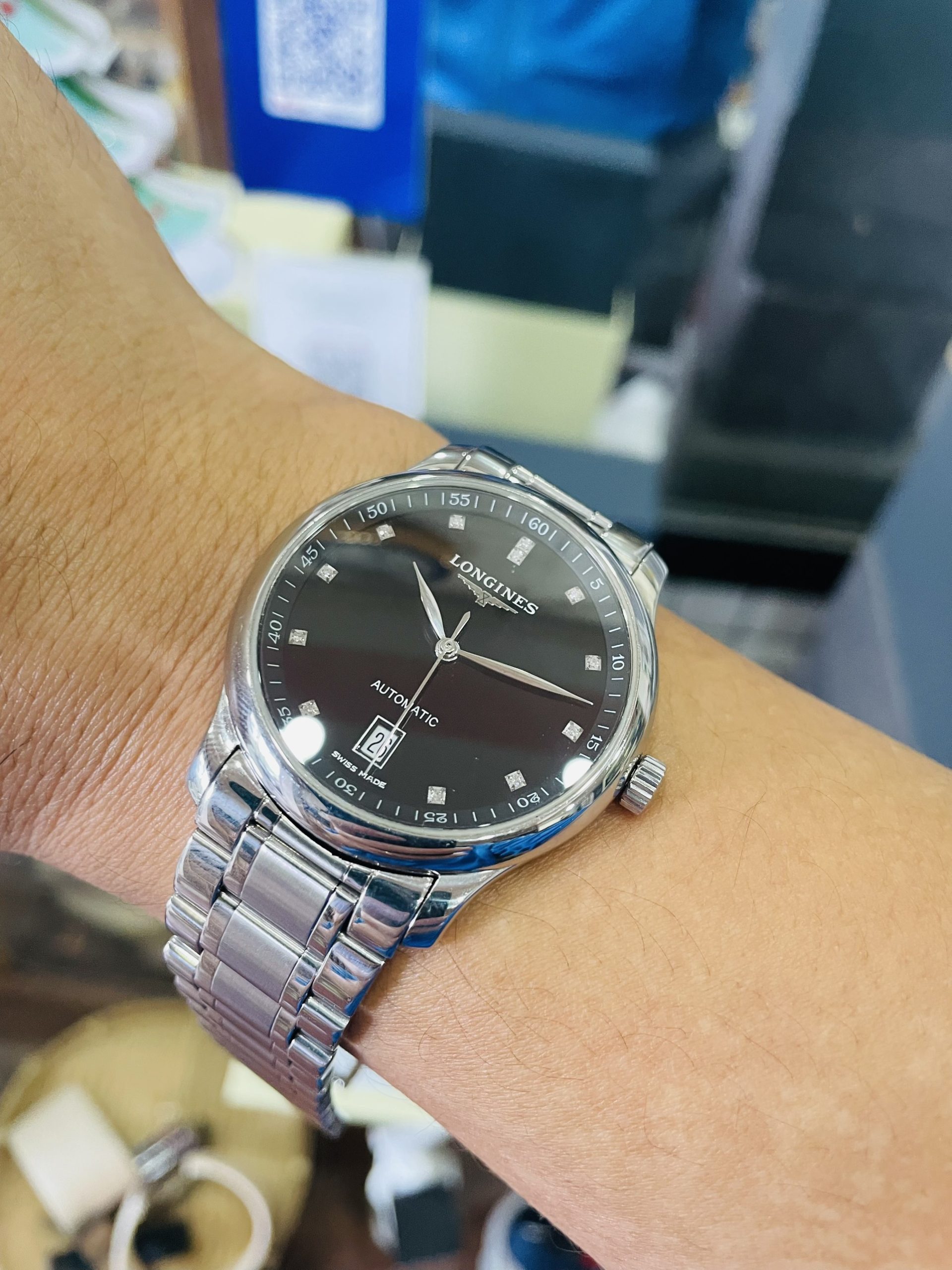 Ảnh 4 của [HÀNG LƯỚT] Đồng hồ nam Longines Master L2.628.4.57.6 (L26284576) Automatic 38.5mm